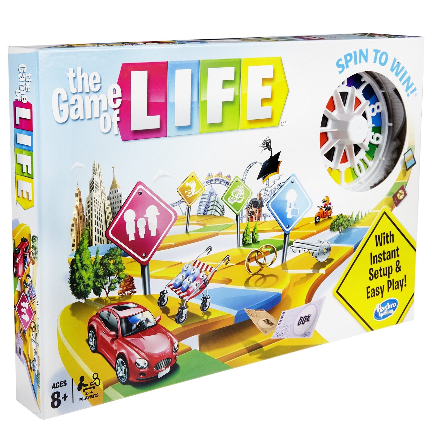 Hasbro Gaming The Game of Life – Classic Family Board Game