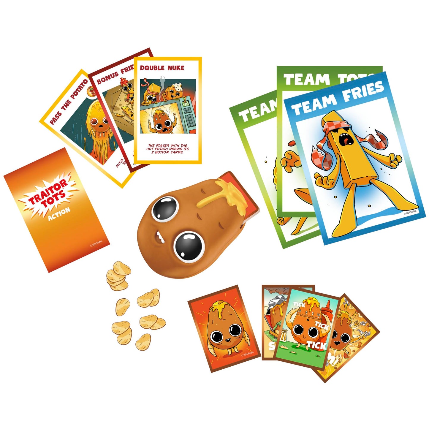 Hasbro Gaming Traitor Tots Card Game | Explosive Hot Potato Party for 3-10 Players