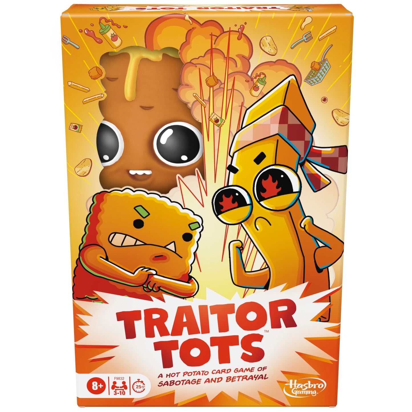 Hasbro Gaming Traitor Tots Card Game | Explosive Hot Potato Party for 3-10 Players