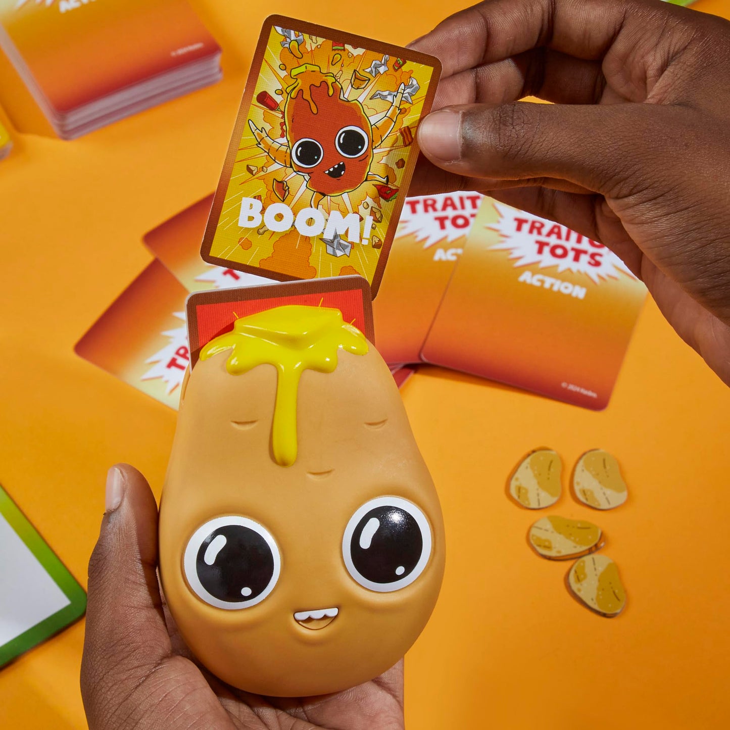 Hasbro Gaming Traitor Tots Card Game | Explosive Hot Potato Party for 3-10 Players