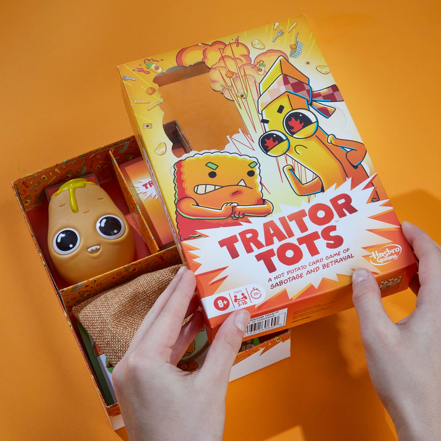 Hasbro Gaming Traitor Tots Card Game | Explosive Hot Potato Party for 3-10 Players