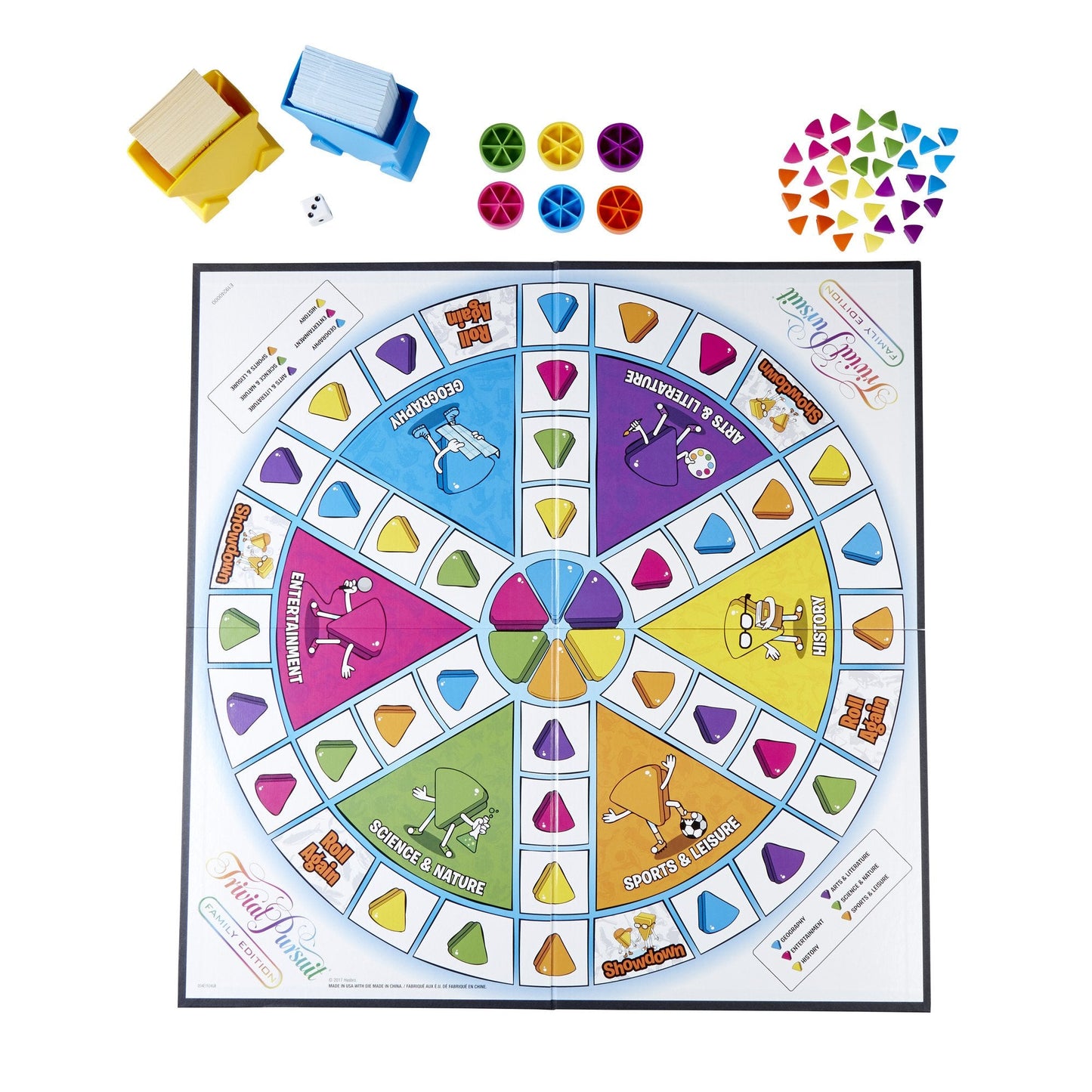 Hasbro Gaming Trivial Pursuit Family Edition - Family Trivia Game with 1,400+ Questions