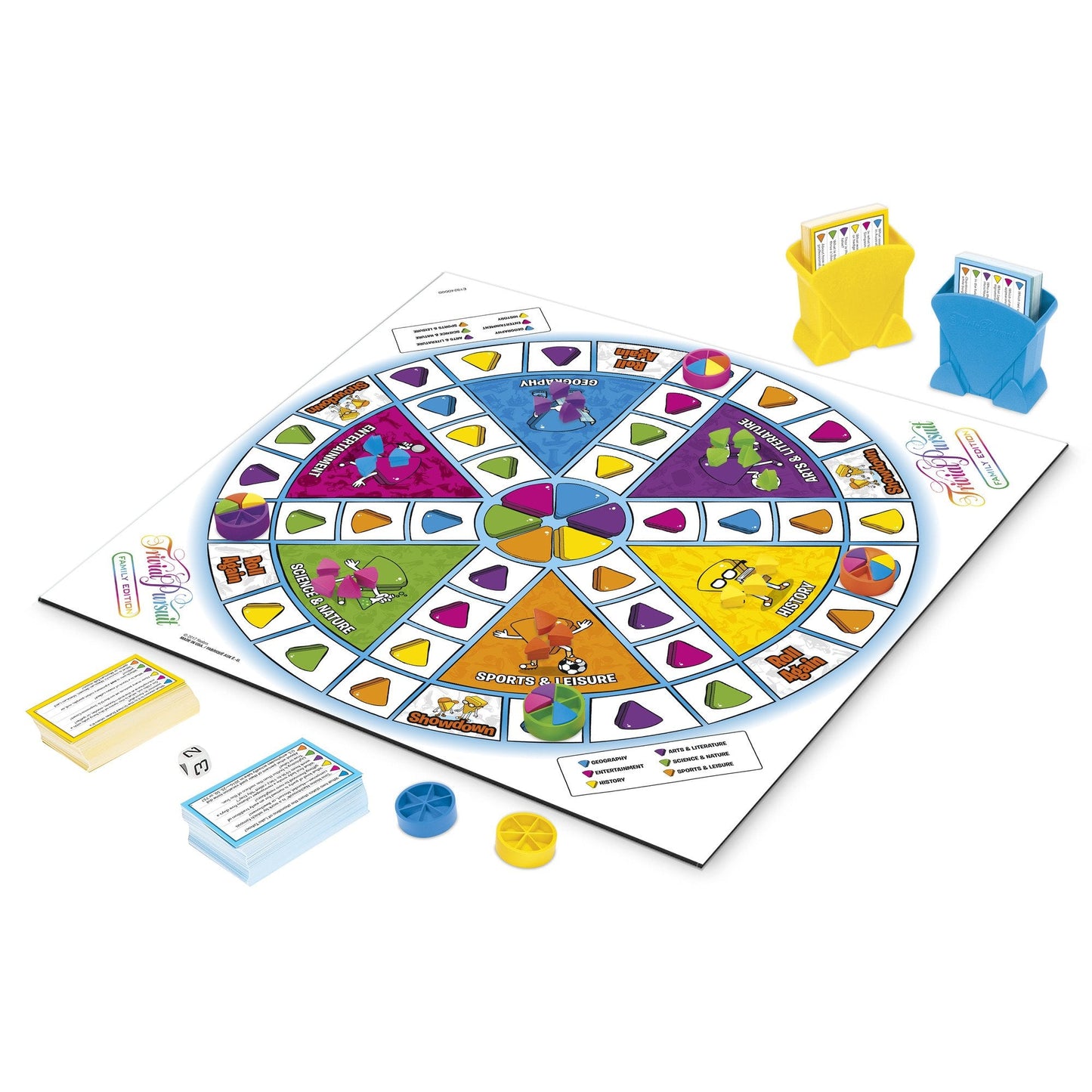 Hasbro Gaming Trivial Pursuit Family Edition - Family Trivia Game with 1,400+ Questions
