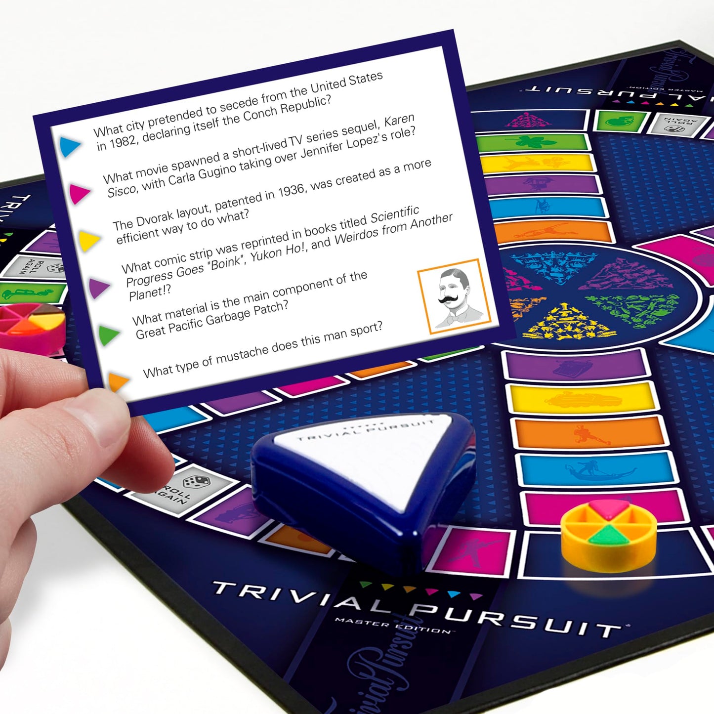 Hasbro Gaming Trivial Pursuit Master Edition – Timed Trivia Game for 2-6 Players