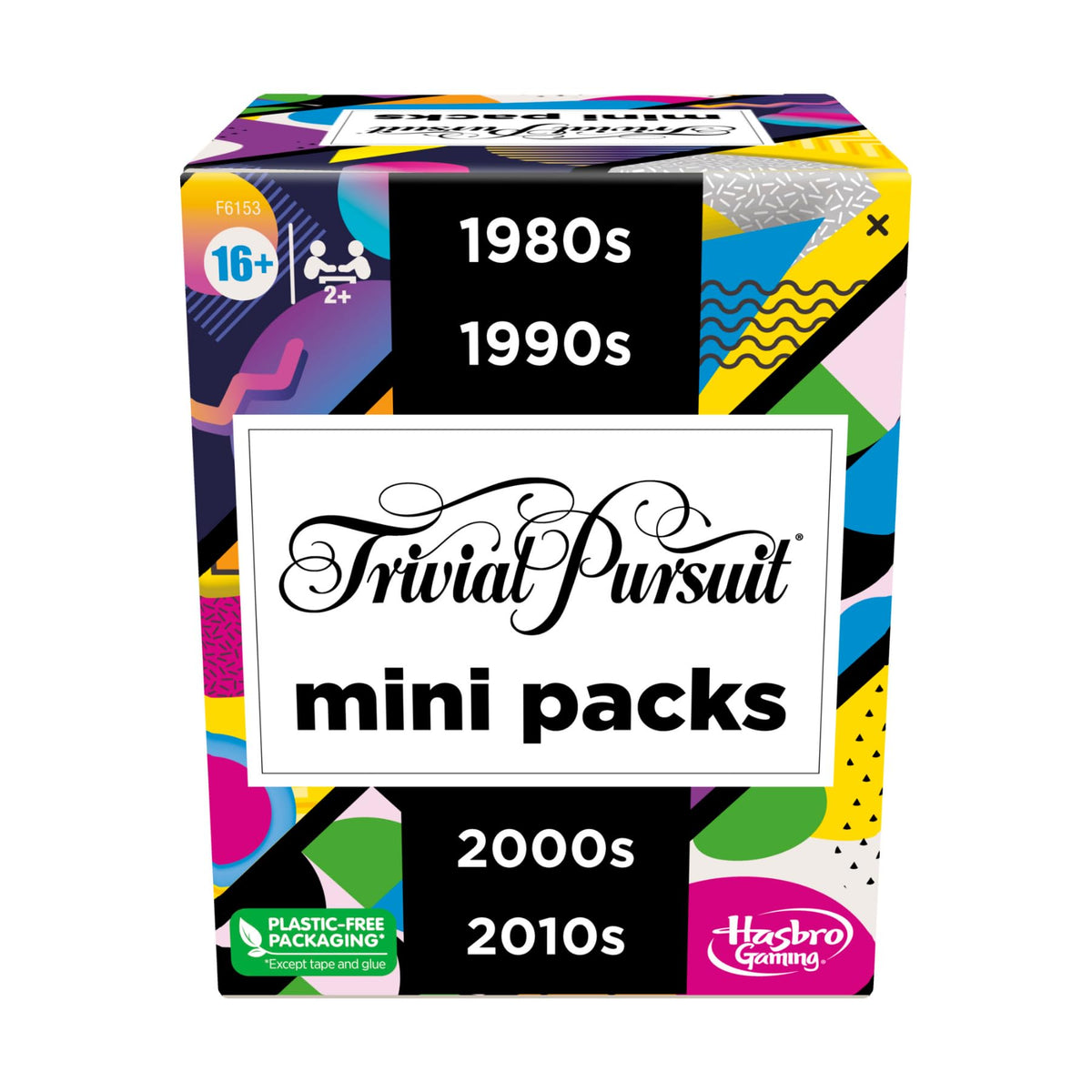 Hasbro Gaming Trivial Pursuit Mini Pack Multipack — 4 Decades of Trivia for Adults & Teens