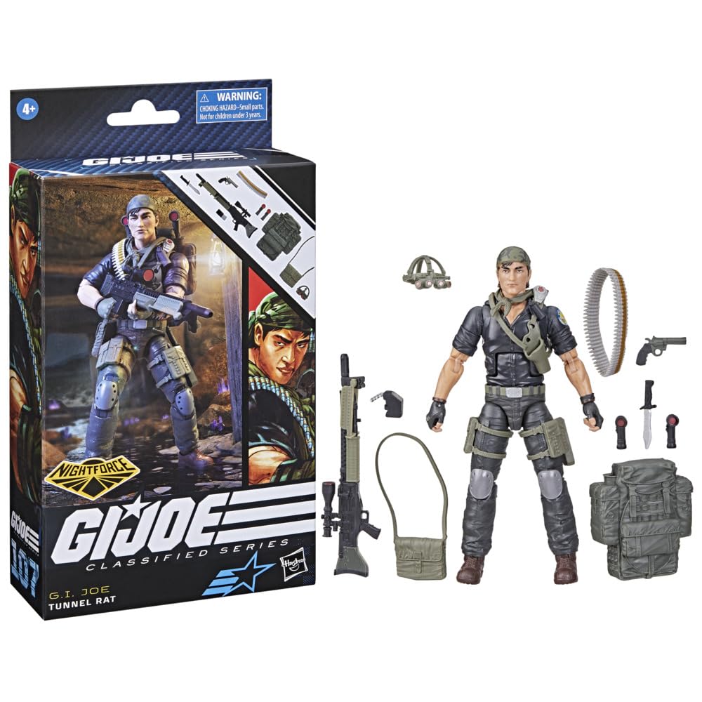 G.I. Joe Classified Nightforce Exclusive Tunnel Rat #107 – 6-Inch Figure by Hasbro