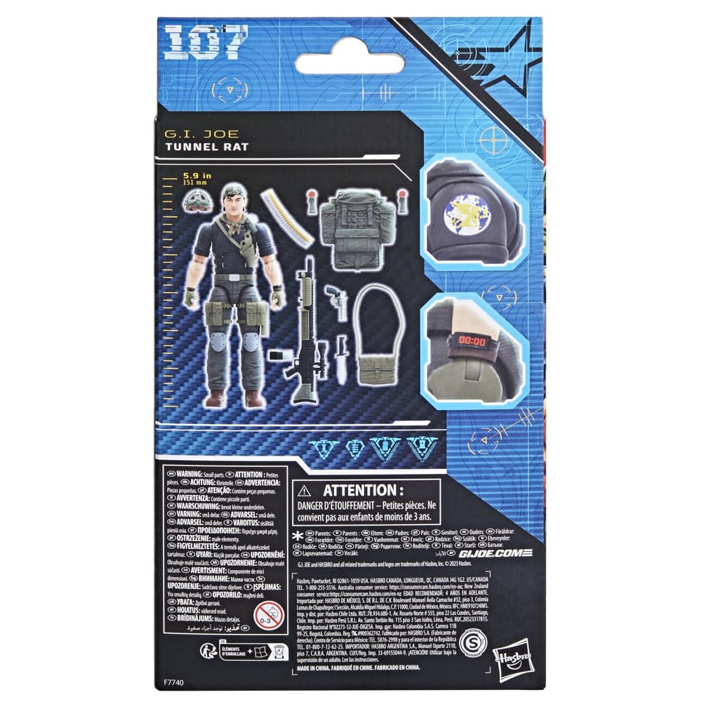 G.I. Joe Classified Nightforce Exclusive Tunnel Rat #107 – 6-Inch Figure by Hasbro