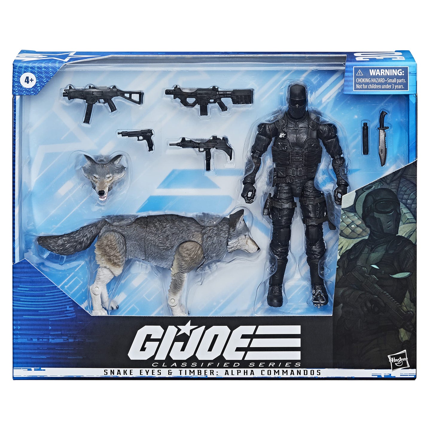 Hasbro G.I. Joe Snake Eyes & Timber Alpha Commandos – 6-Inch Classified Series Figure