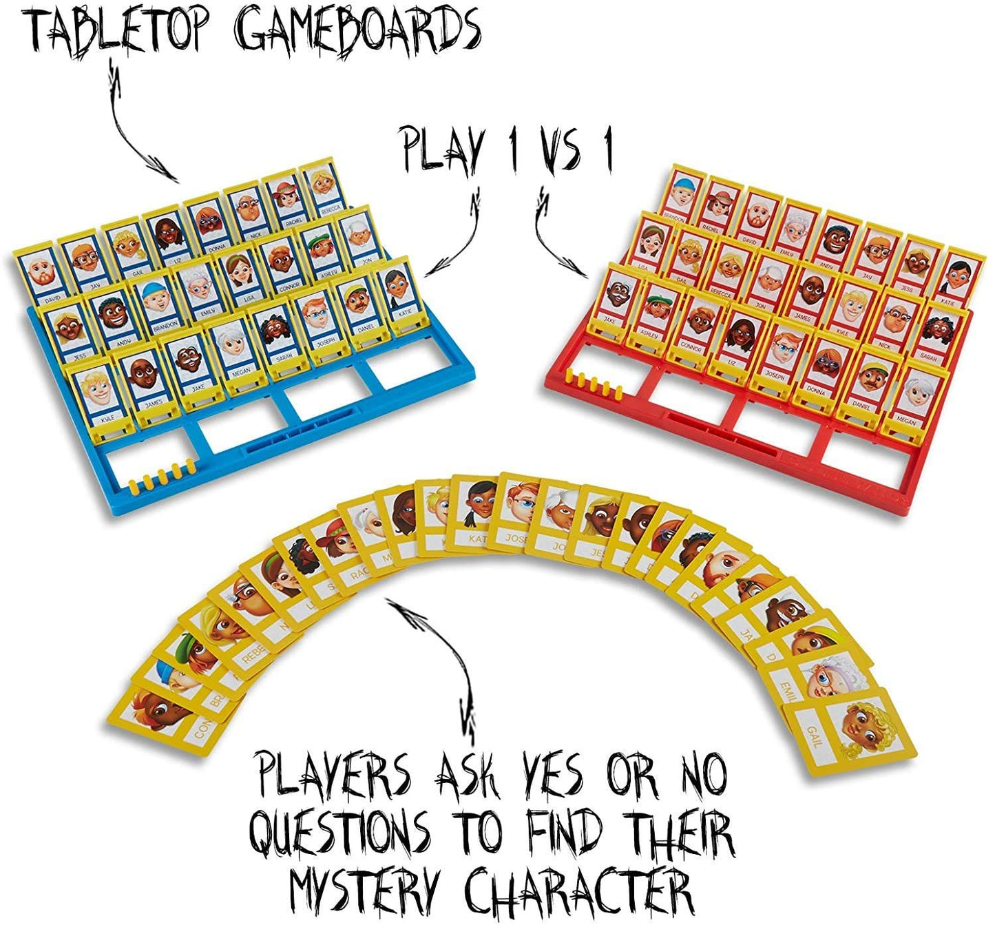 Guess Who? Original Guessing Game – Hasbro Gaming, 2 Players, Ages 6+