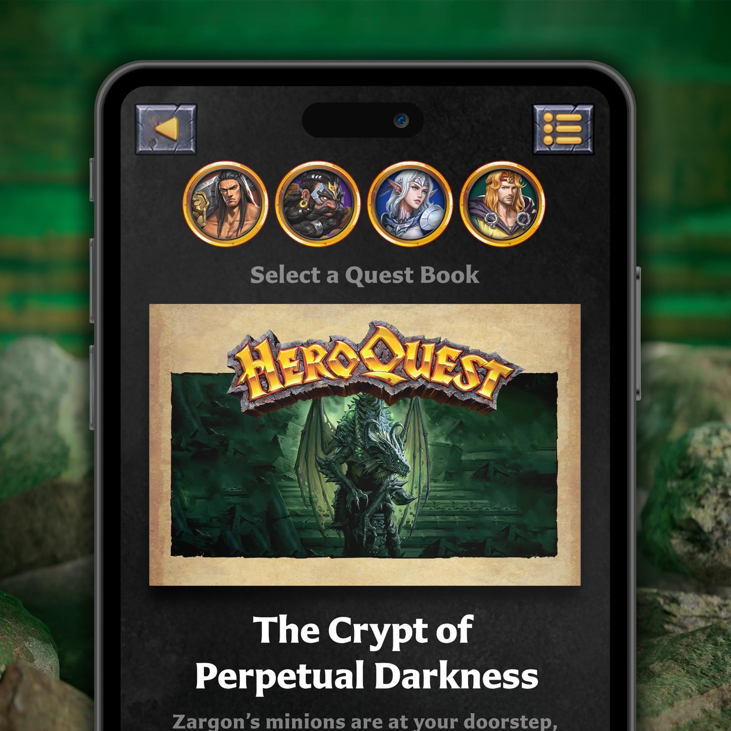 Hasbro Gaming: Avalon Hill HeroQuest Joe Manganiello’s The Crypt of Perpetual Darkness Quest Pack | 2-5 Players | Ages 14+