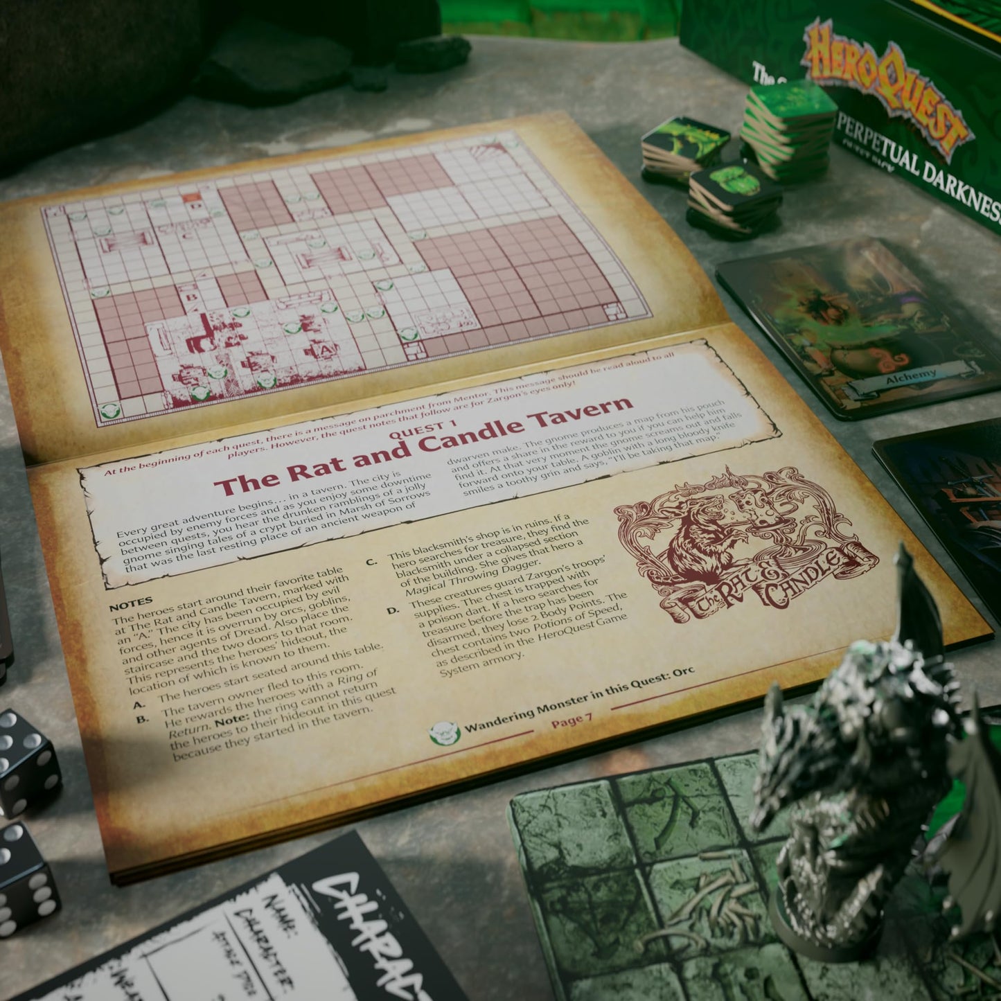 Hasbro Gaming: Avalon Hill HeroQuest Joe Manganiello’s The Crypt of Perpetual Darkness Quest Pack | 2-5 Players | Ages 14+