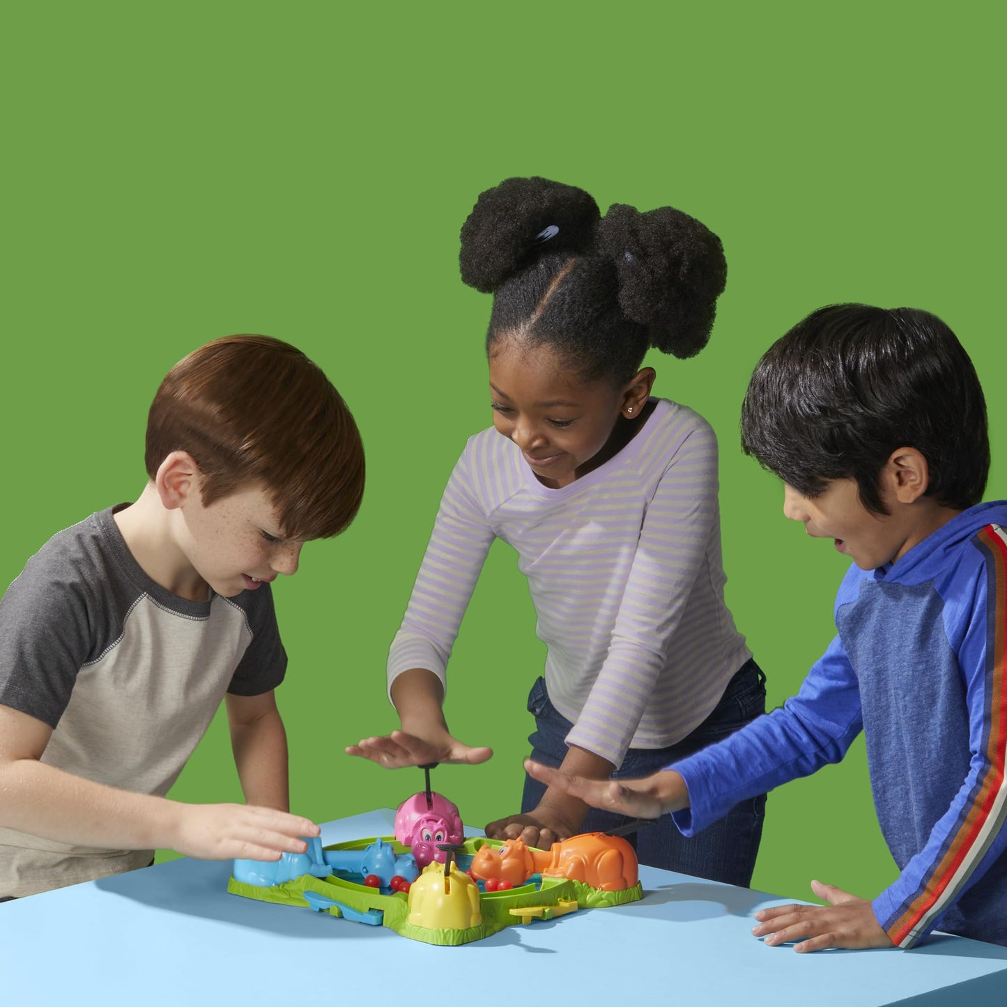 Hasbro Gaming Hungry Hungry Hippos for Preschoolers — Instant Marble Reload, Easy Setup & Storage