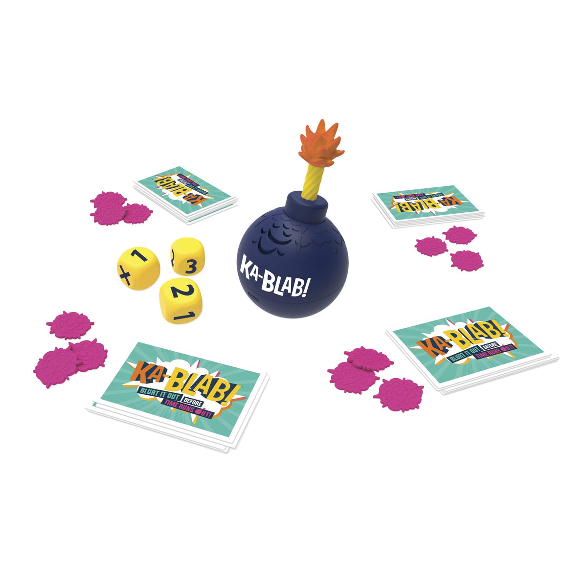 Hasbro Gaming Ka-Blab! Game – Fast-Paced Family Party Game from the Makers of Scattergories