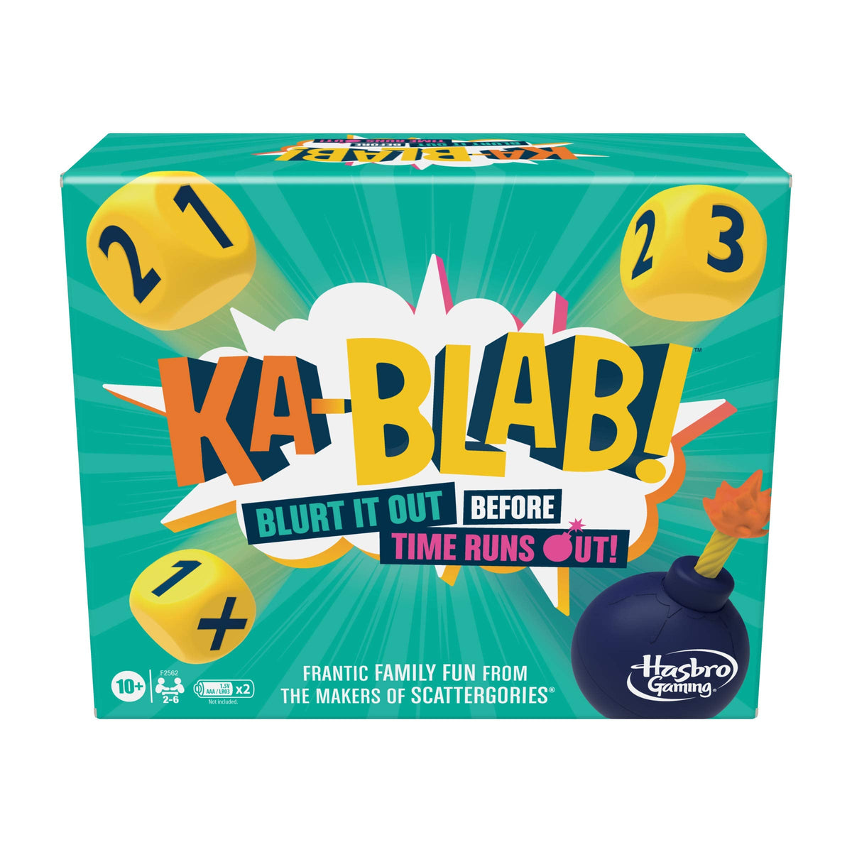 Hasbro Gaming Ka-Blab! Game – Fast-Paced Family Party Game from the Makers of Scattergories