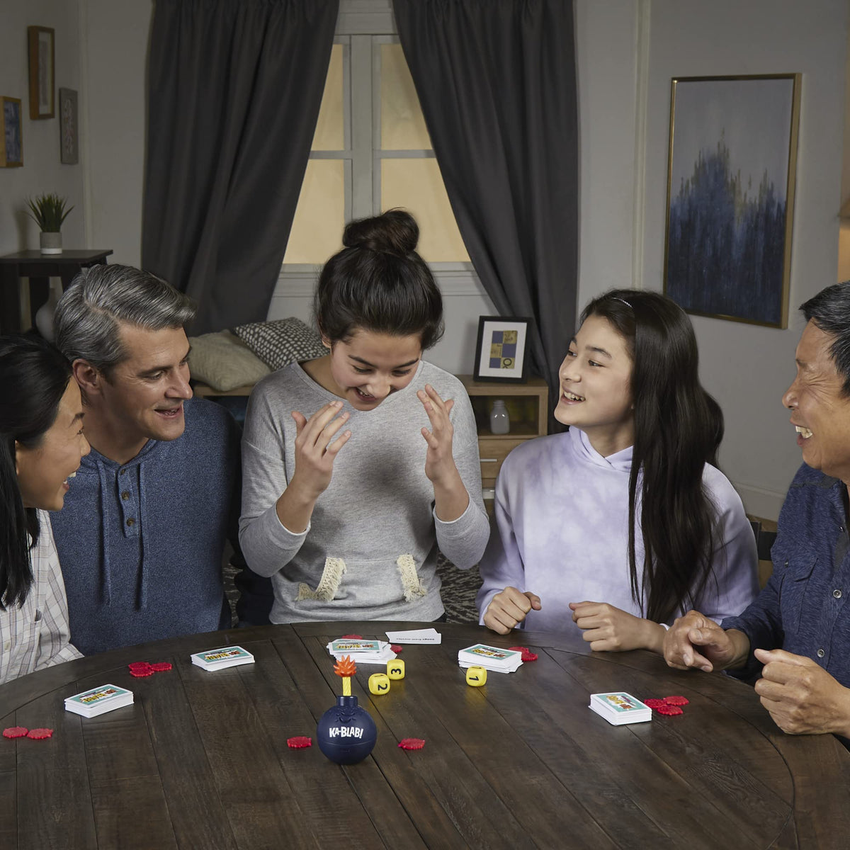 Hasbro Gaming Ka-Blab! Game – Fast-Paced Family Party Game from the Makers of Scattergories