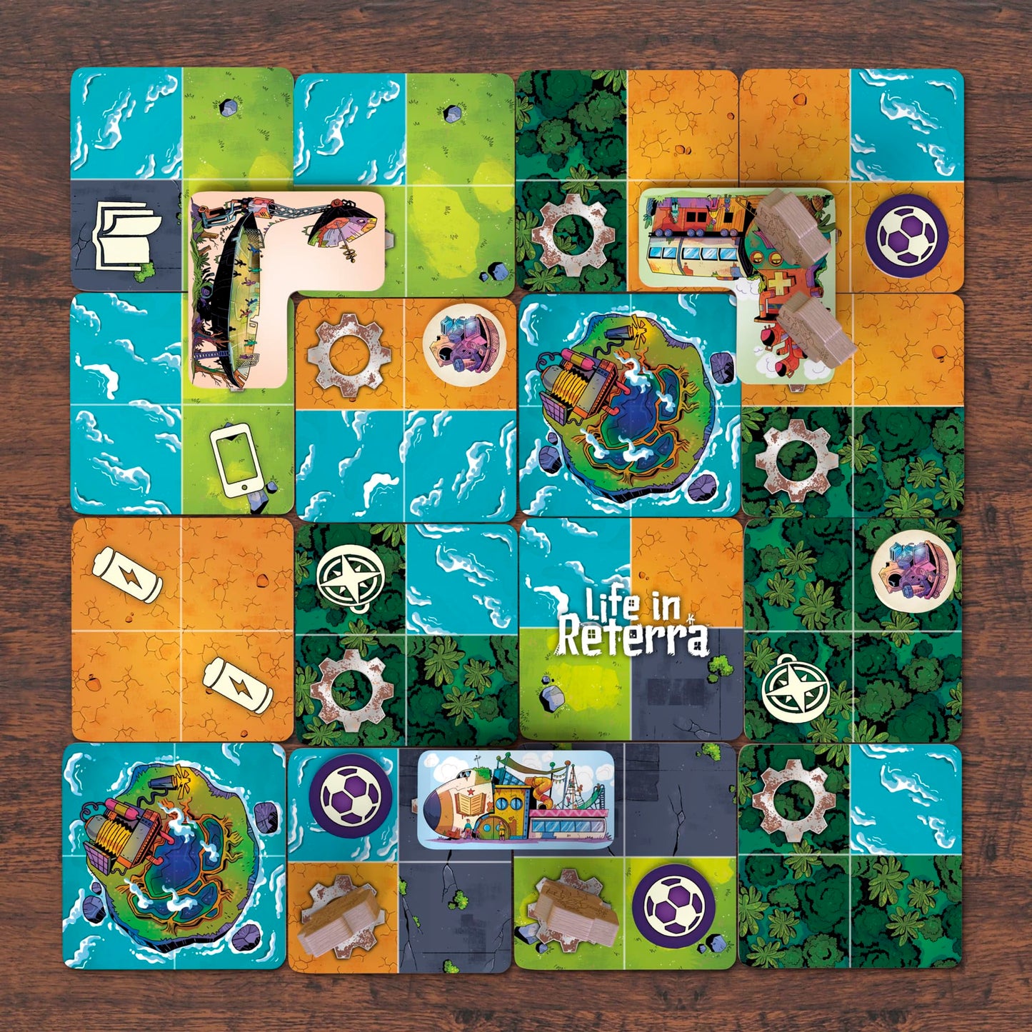 Hasbro Gaming Life in Reterra: Strategy Board Game for 2-4 Players | Ages 10+ | 35 Min Avg.