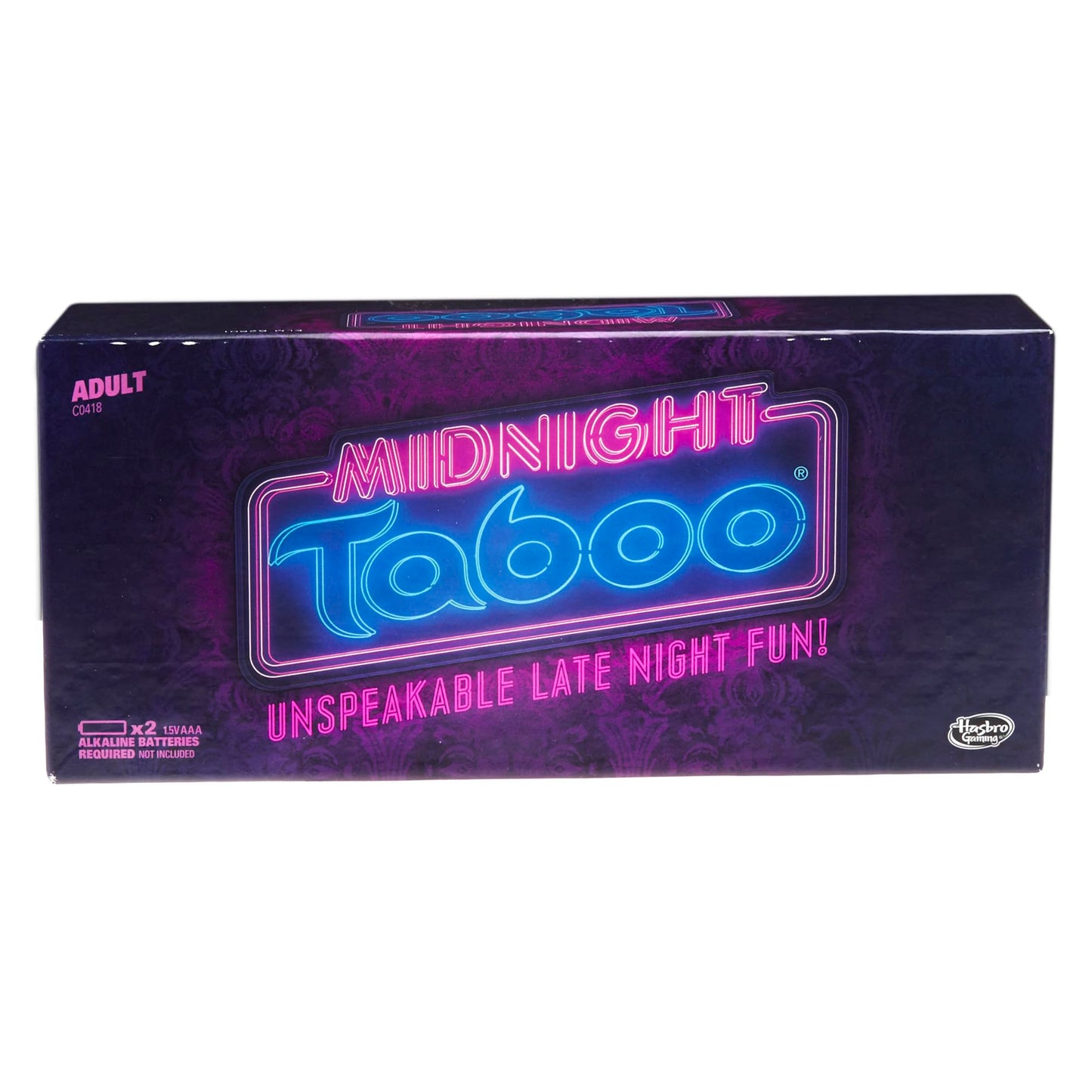 Hasbro Gaming Midnight Taboo — Adult Party Game for Hilarious Late-Night Fun | 4+ Players