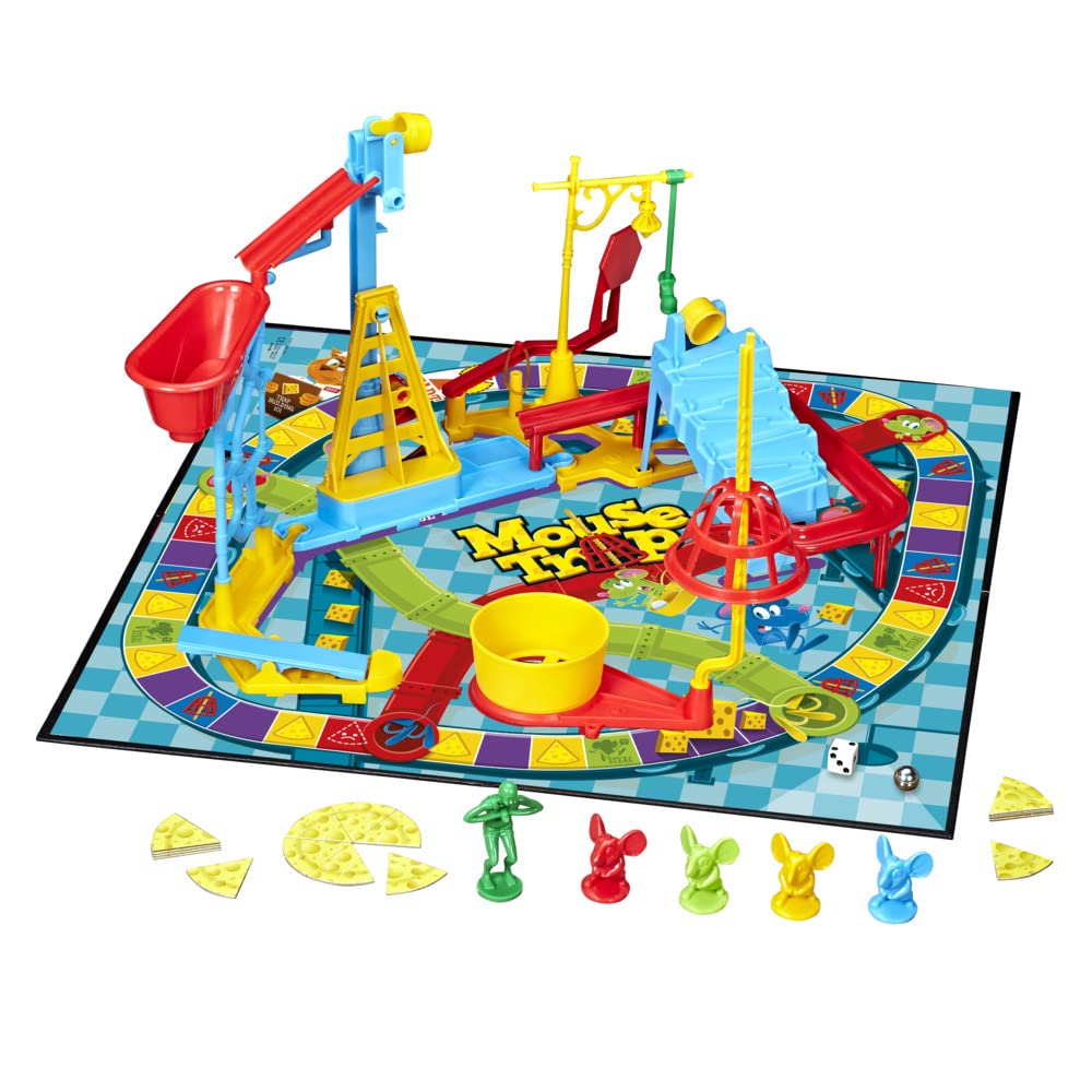 Hasbro Gaming Mouse Trap Board Game for Kids 6+ | Classic Family Fun & Easier Setup