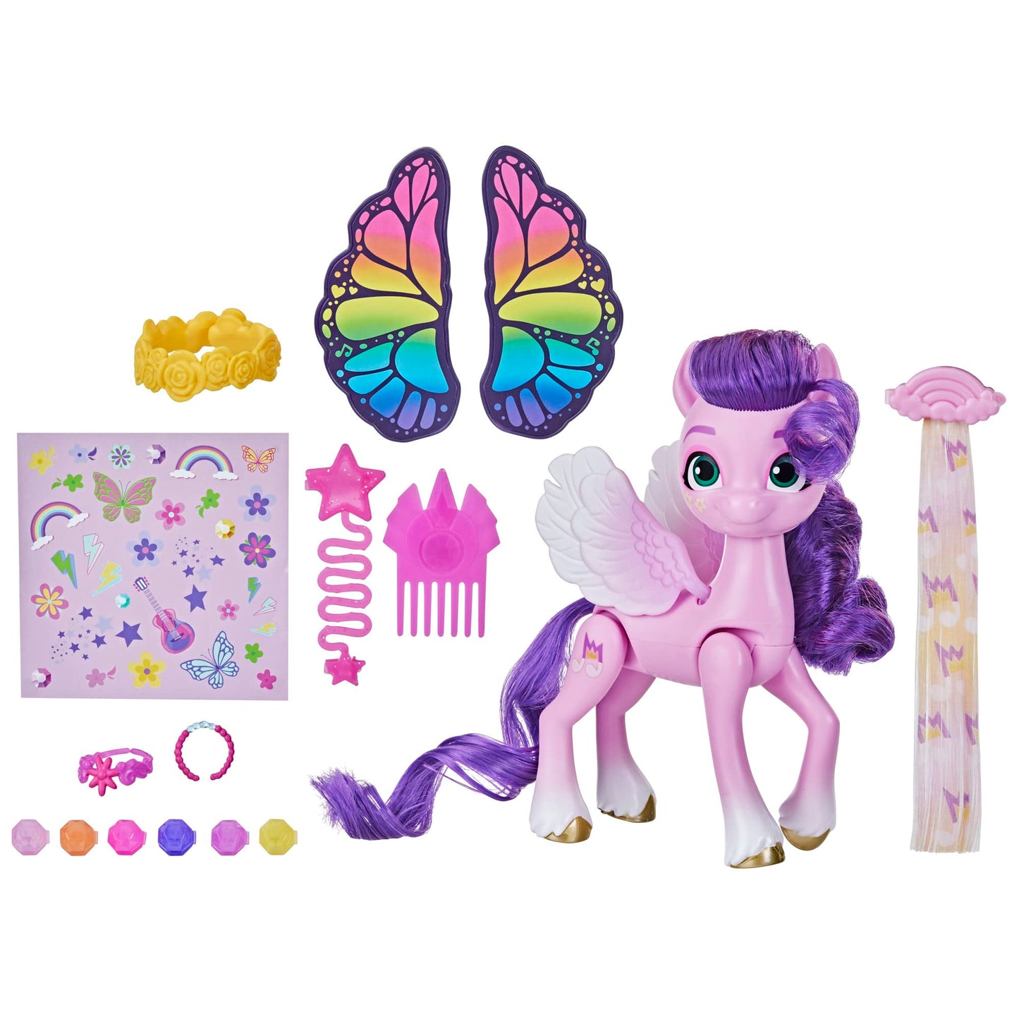 Hasbro My Little Pony Princess Pipp Petals Style of the Day – 5-Inch Hair Styling Doll