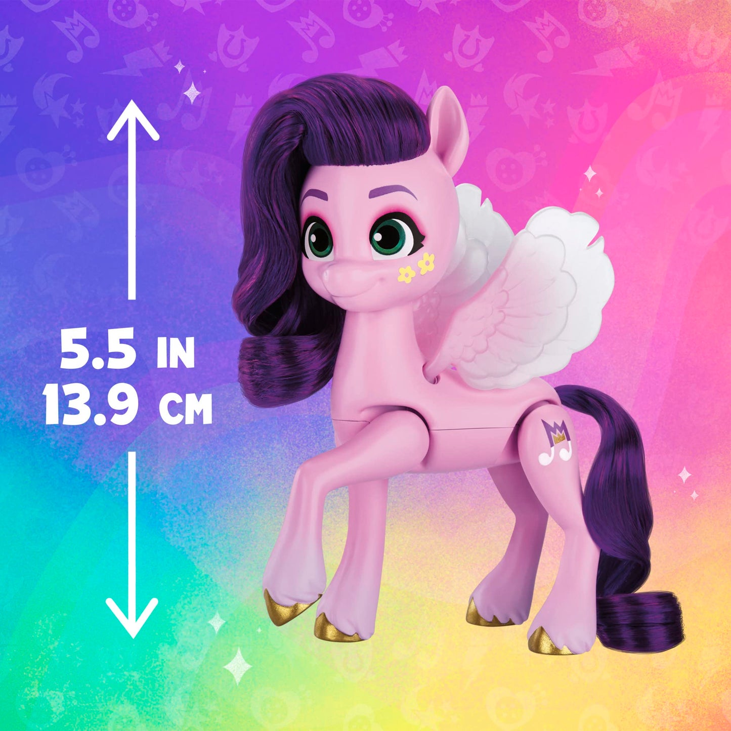 Hasbro My Little Pony Princess Pipp Petals Style of the Day – 5-Inch Hair Styling Doll