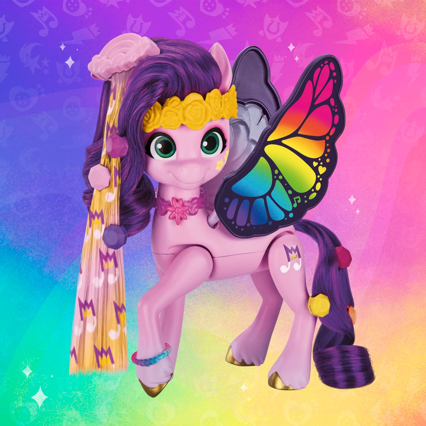 Hasbro My Little Pony Princess Pipp Petals Style of the Day – 5-Inch Hair Styling Doll