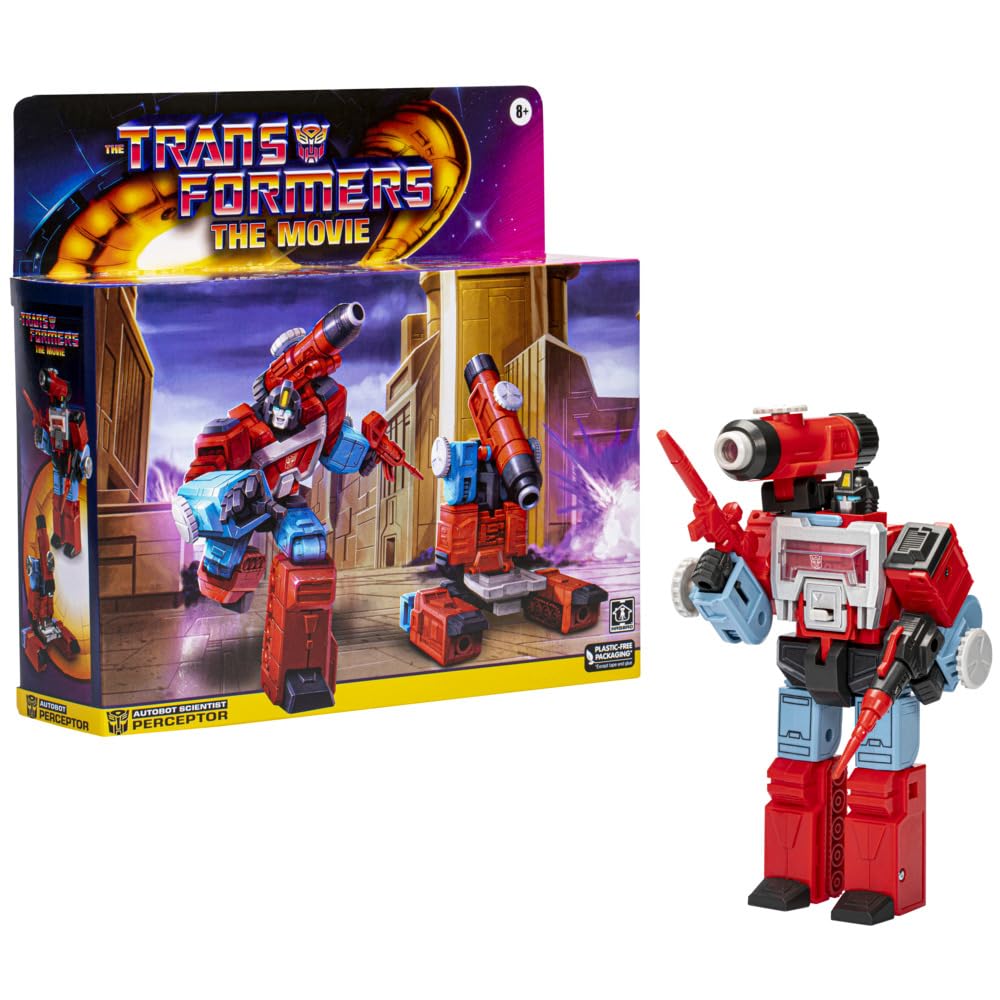 Hasbro F6946 Transformers Retro Perceptor Action Figure | G1 Movie Deco