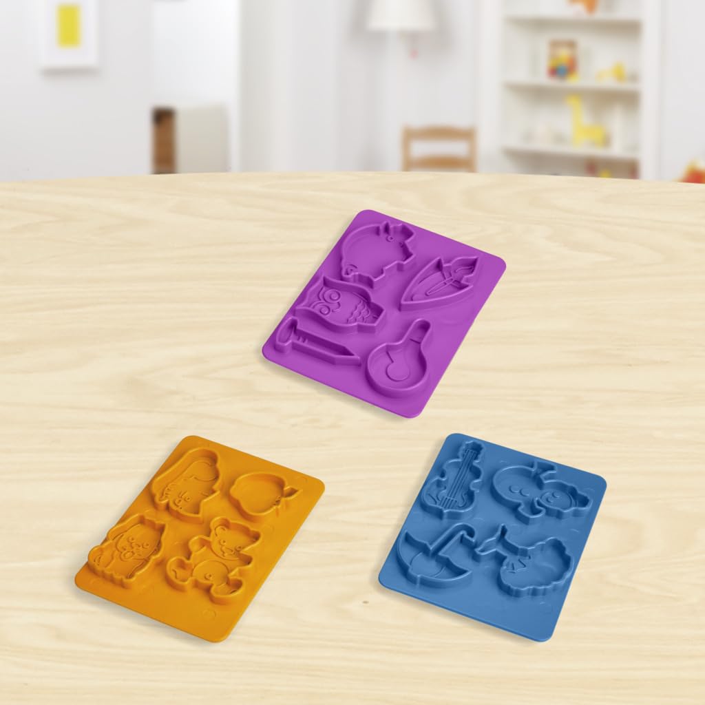 Play-Doh Fundamentals: 10 Number Stampers, 3 Shape Molds, 6 Colors – Hasbro