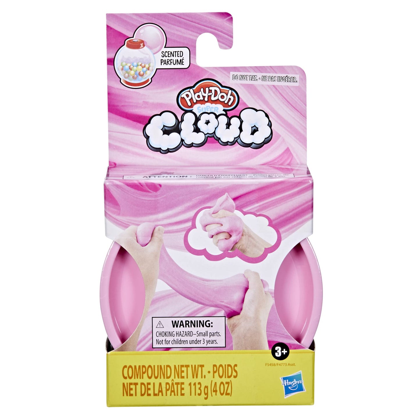 Hasbro Play-Doh Super Cloud Pink – Bubblegum-Scented Sensory Dough for Kids 3+