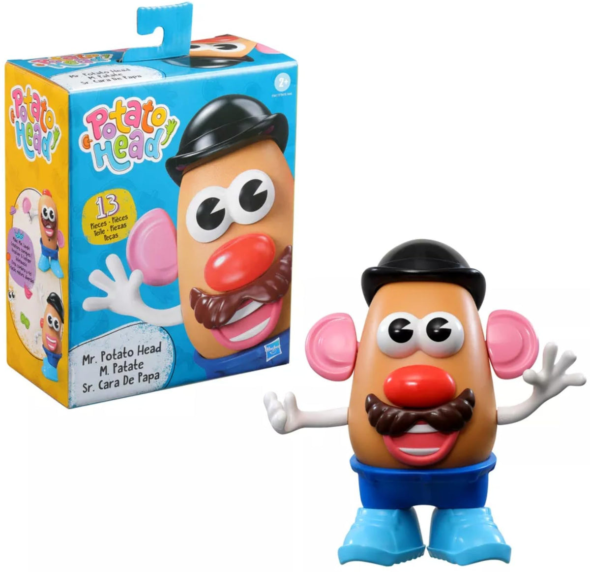 Hasbro Playskool Mr Potato Head Toy — 13 Pieces, Blue Stand, Ages 2+