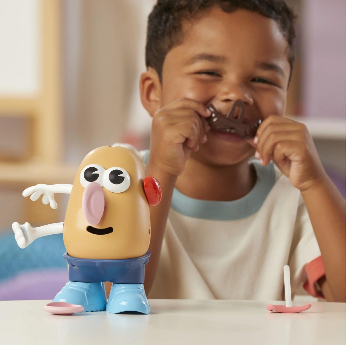 Hasbro Playskool Mr Potato Head Toy — 13 Pieces, Blue Stand, Ages 2+