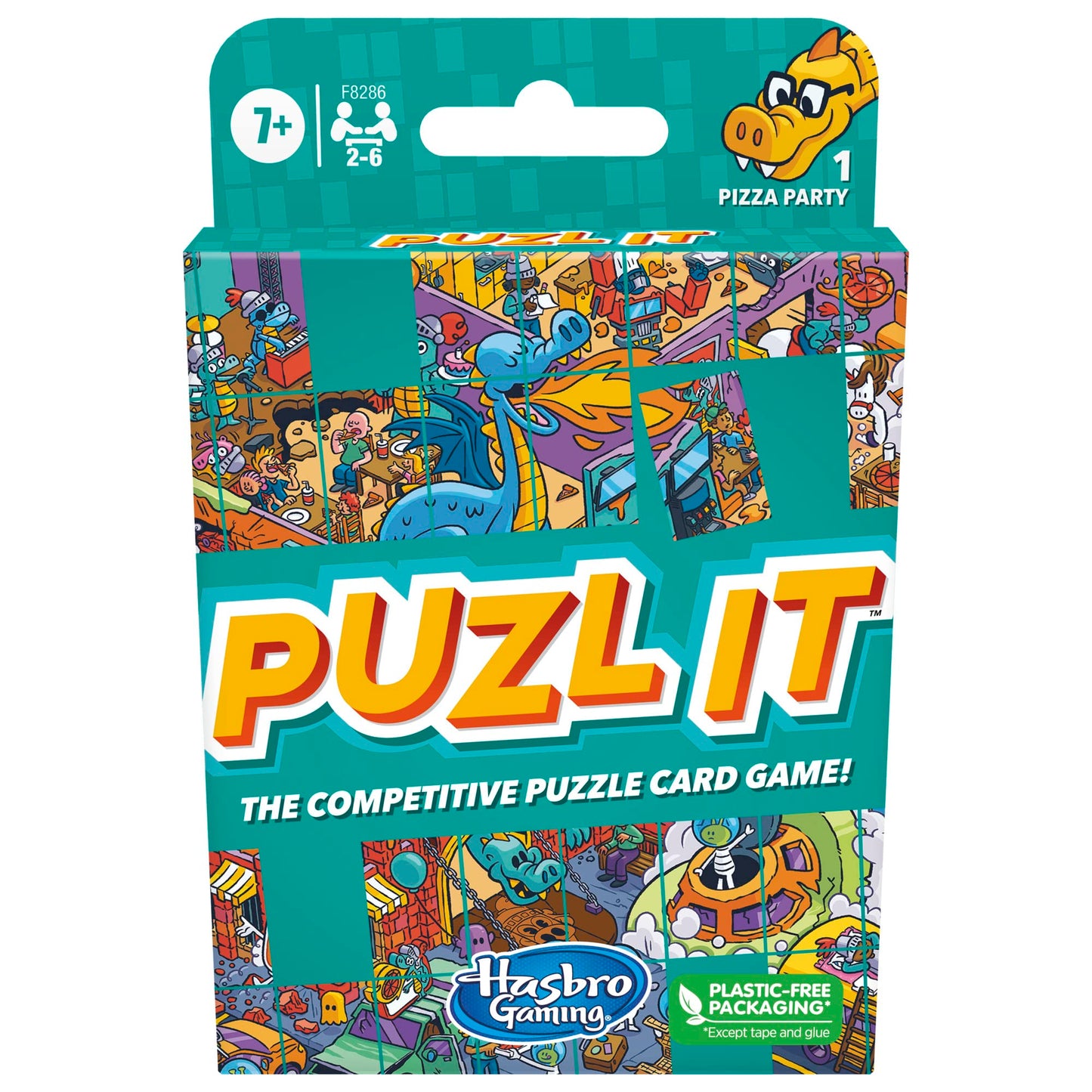 Hasbro Gaming Puzl It Game – Competitive Puzzle Card Game for Kids & Family (2–6 Players)