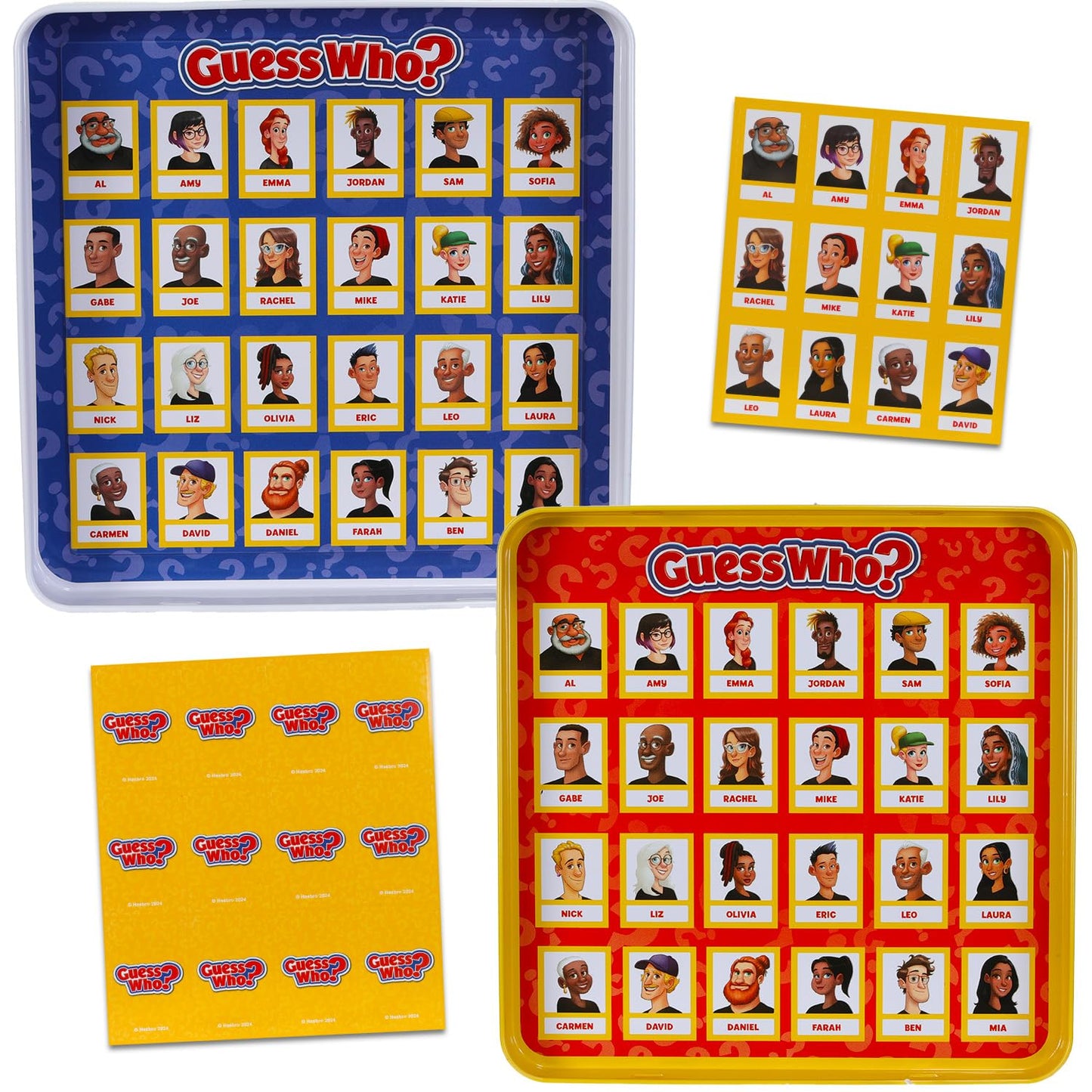 Hasbro Magnetic Travel Set for Kids – 2 Tin Games (Sorry & Guess Who)
