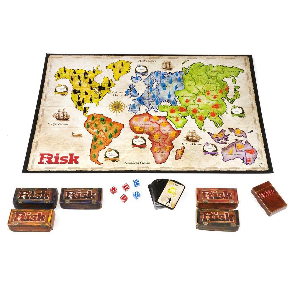 Risk Refresh 2016 by Hasbro Gaming – Updated Figures, Board Art & Mission Cards