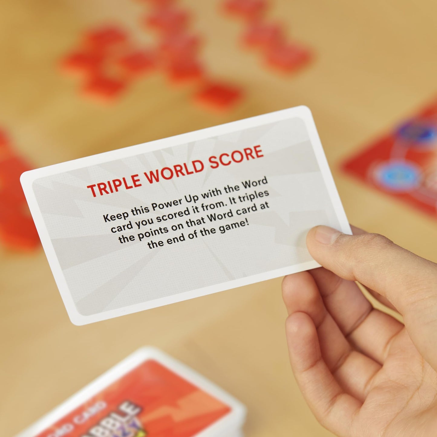 Scrabble Frenzy Tile & Card Game – Fast, Fun Word Challenge for 2–4 Players | Hasbro