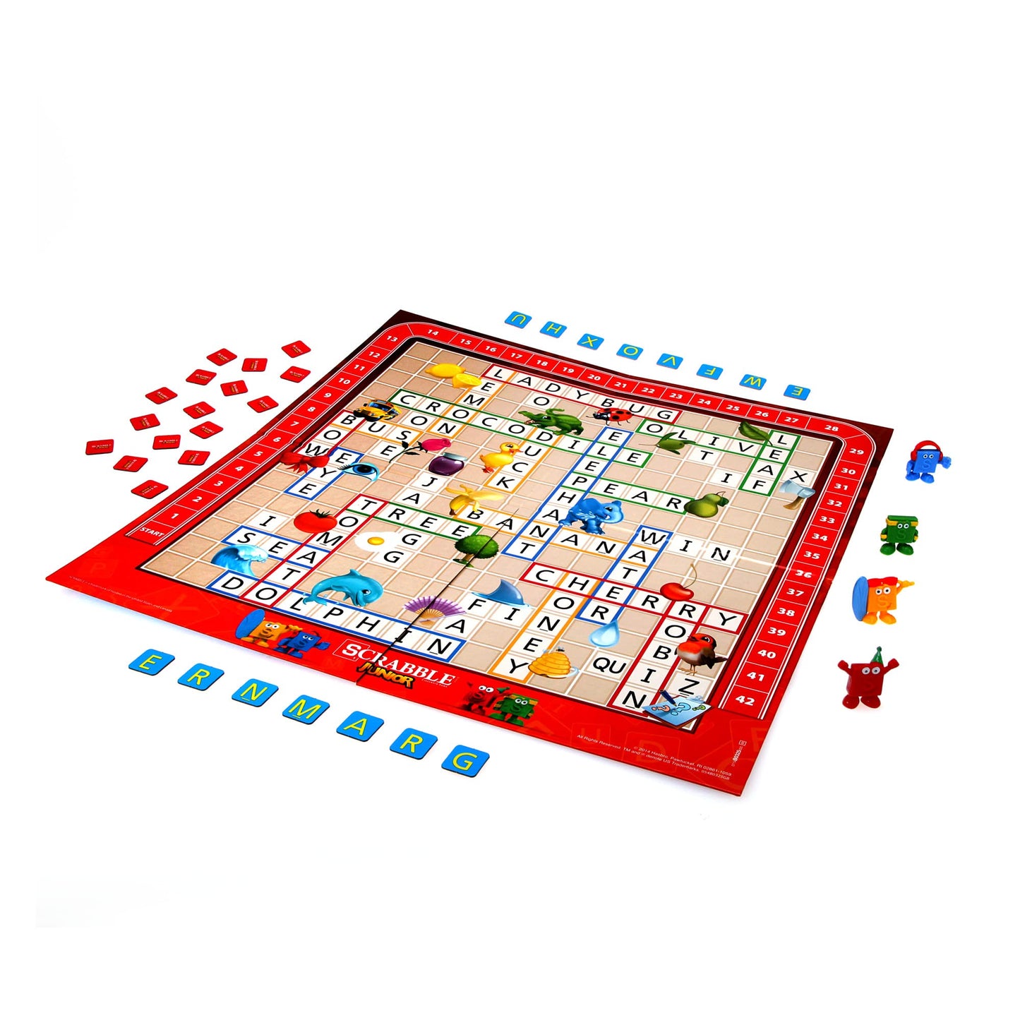 Hasbro Gaming Scrabble Junior Board Game – 2-4 Players, Ages 5+