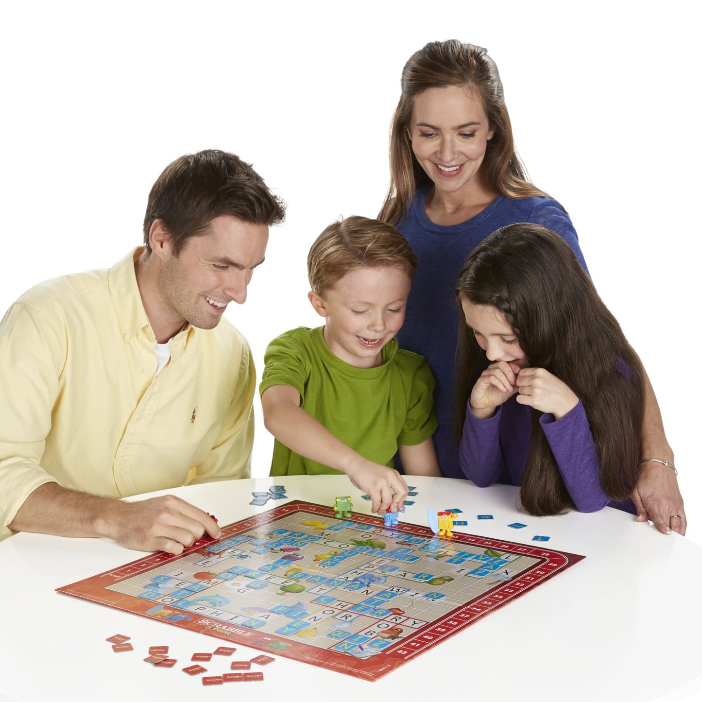 Hasbro Gaming Scrabble Junior Board Game – 2-4 Players, Ages 5+