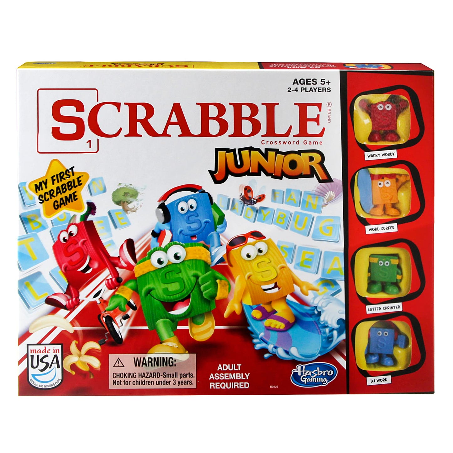 Hasbro Gaming Scrabble Junior Board Game – 2-4 Players, Ages 5+