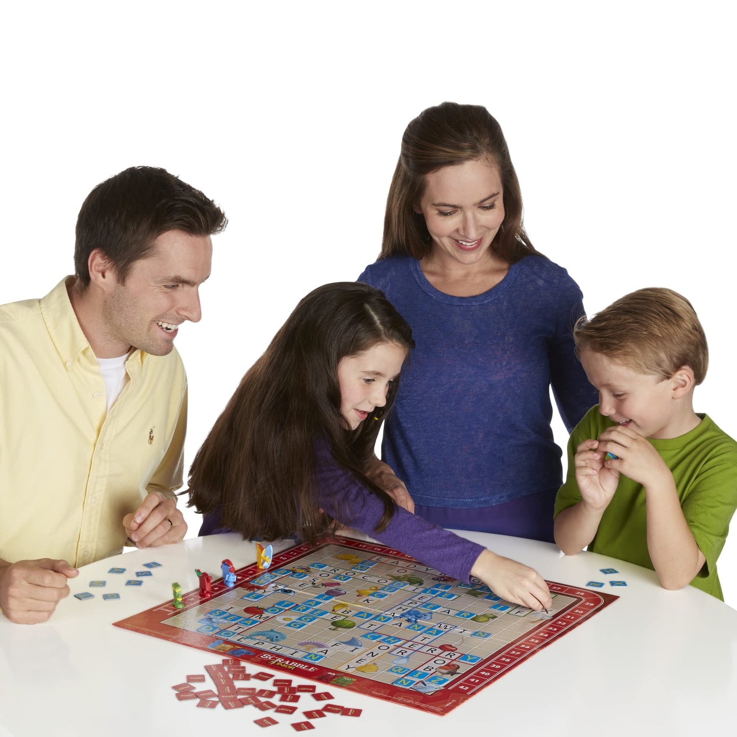 Hasbro Gaming Scrabble Junior Board Game – 2-4 Players, Ages 5+
