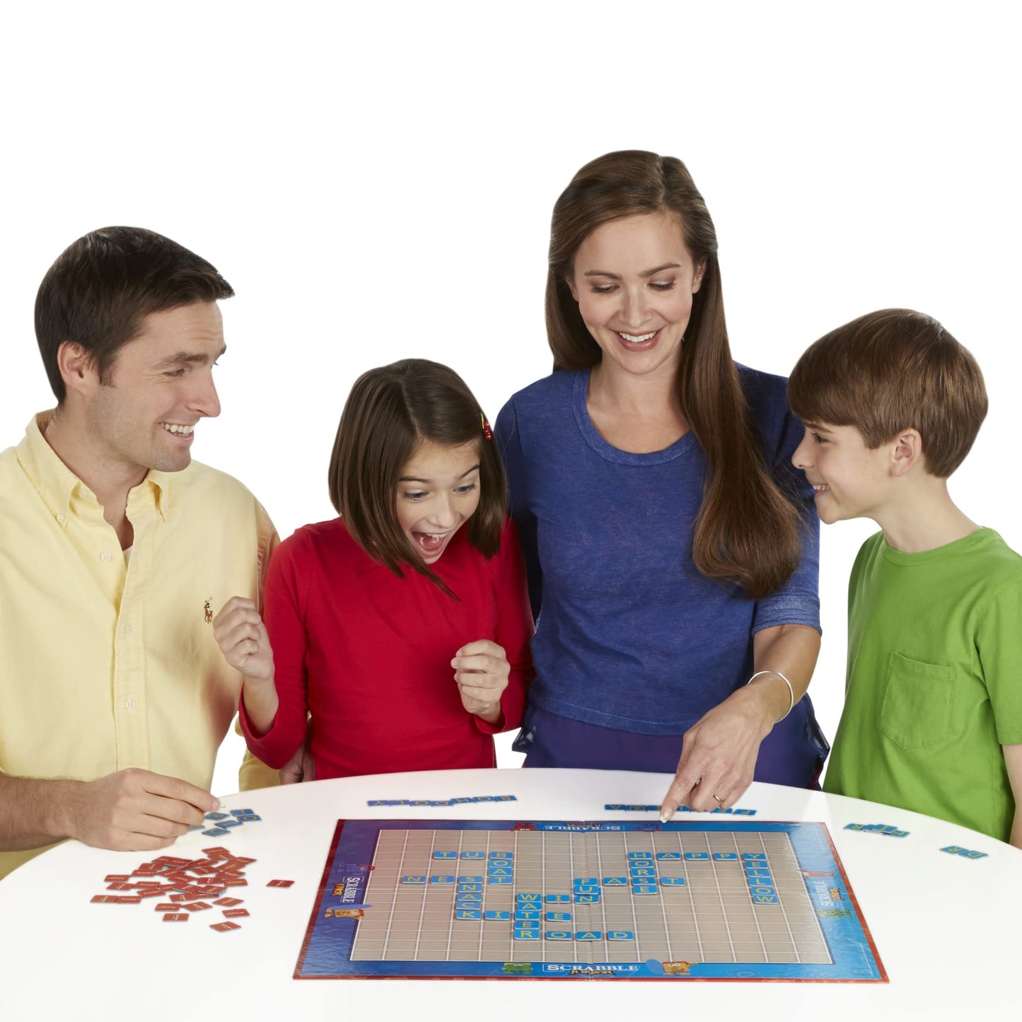 Hasbro Gaming Scrabble Junior Board Game – 2-4 Players, Ages 5+