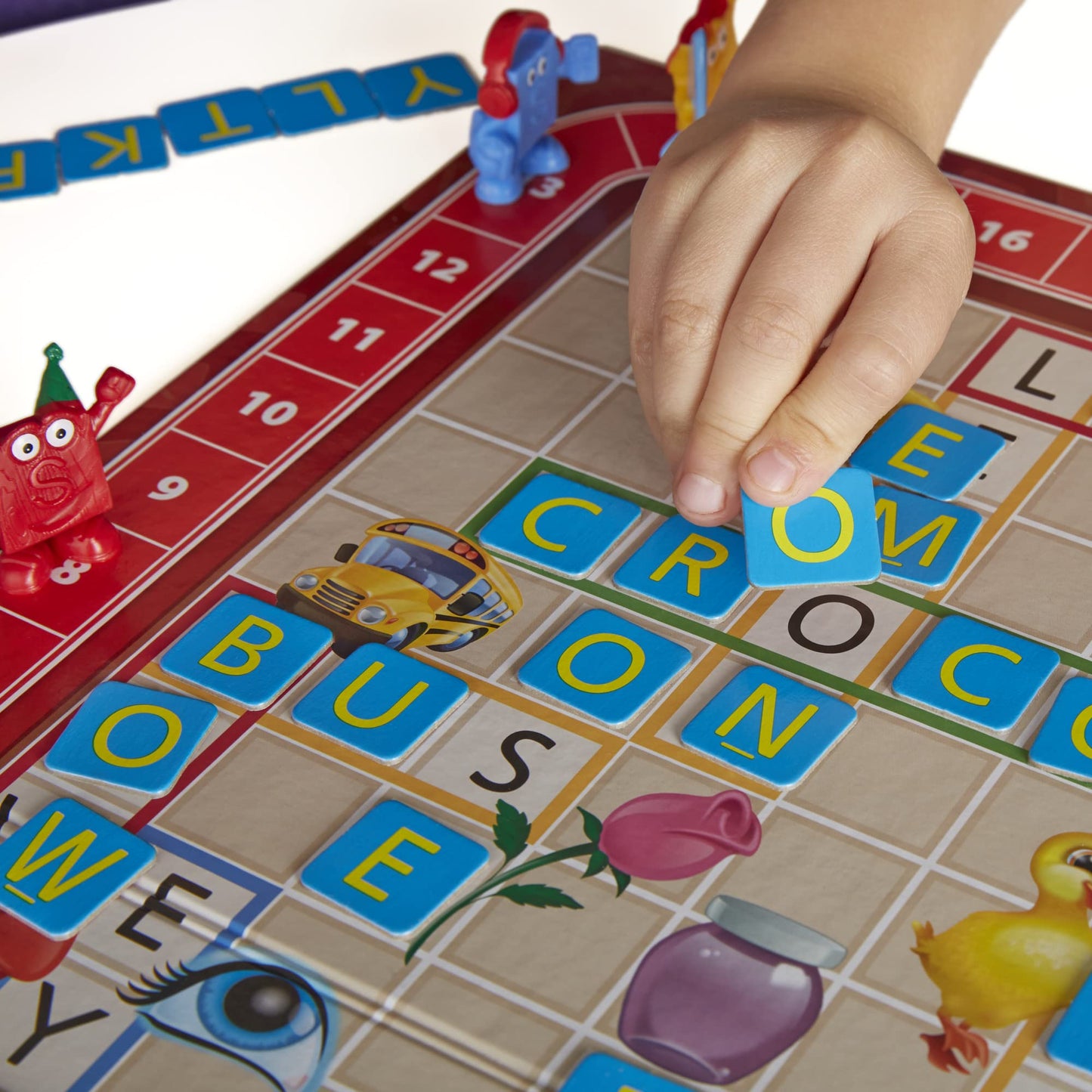 Hasbro Gaming Scrabble Junior Board Game – 2-4 Players, Ages 5+
