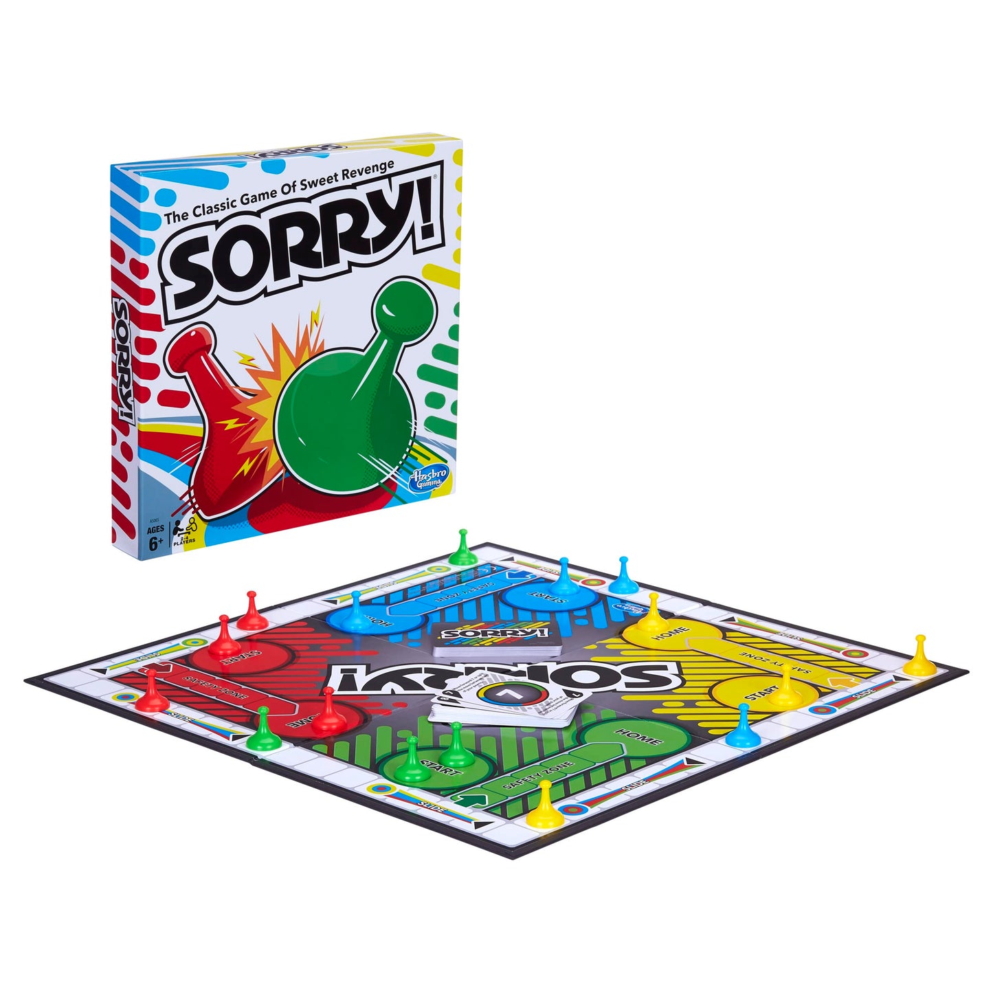 Sorry! Board Game for Kids 6+ | Hasbro Gaming | Classic Family Fun