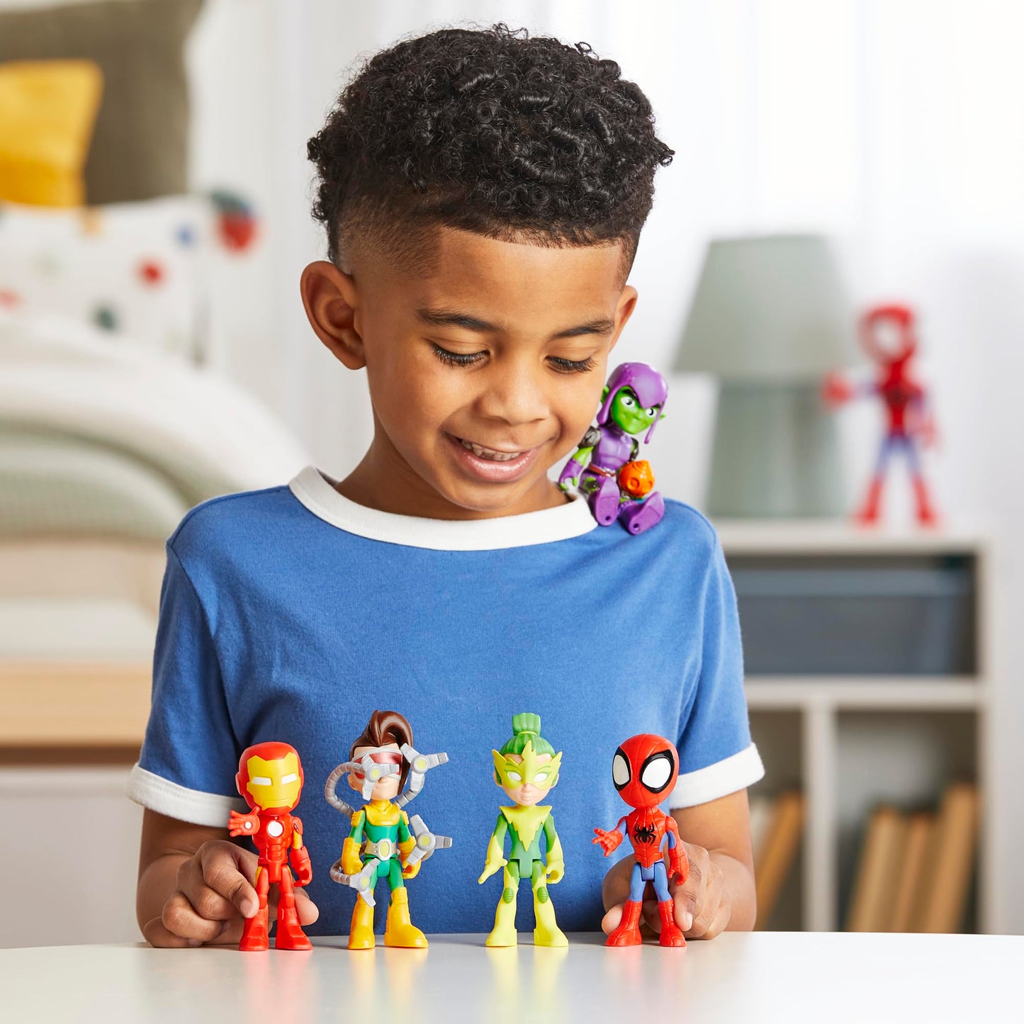 Hasbro Spidey and His Amazing Friends Friends & Foes Pack – 5 Action Figures, 4-Inch