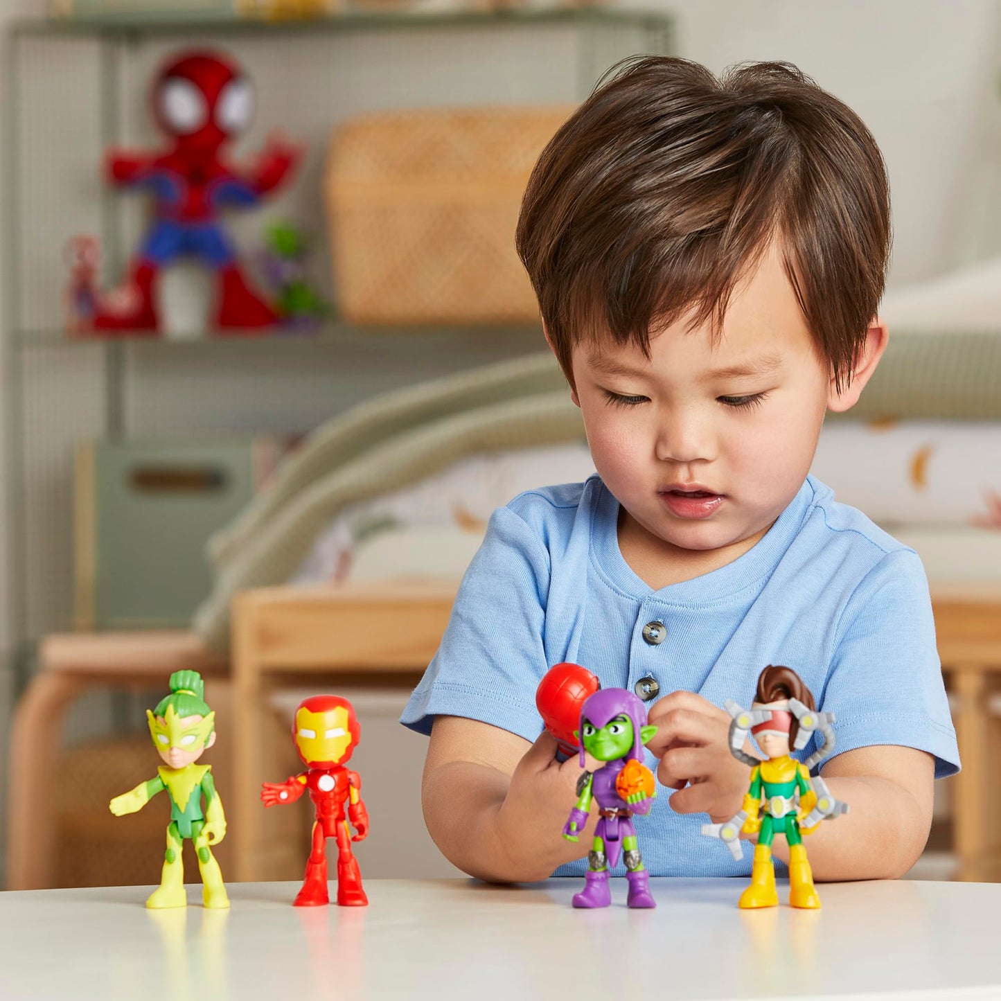 Hasbro Spidey and His Amazing Friends Friends & Foes Pack – 5 Action Figures, 4-Inch