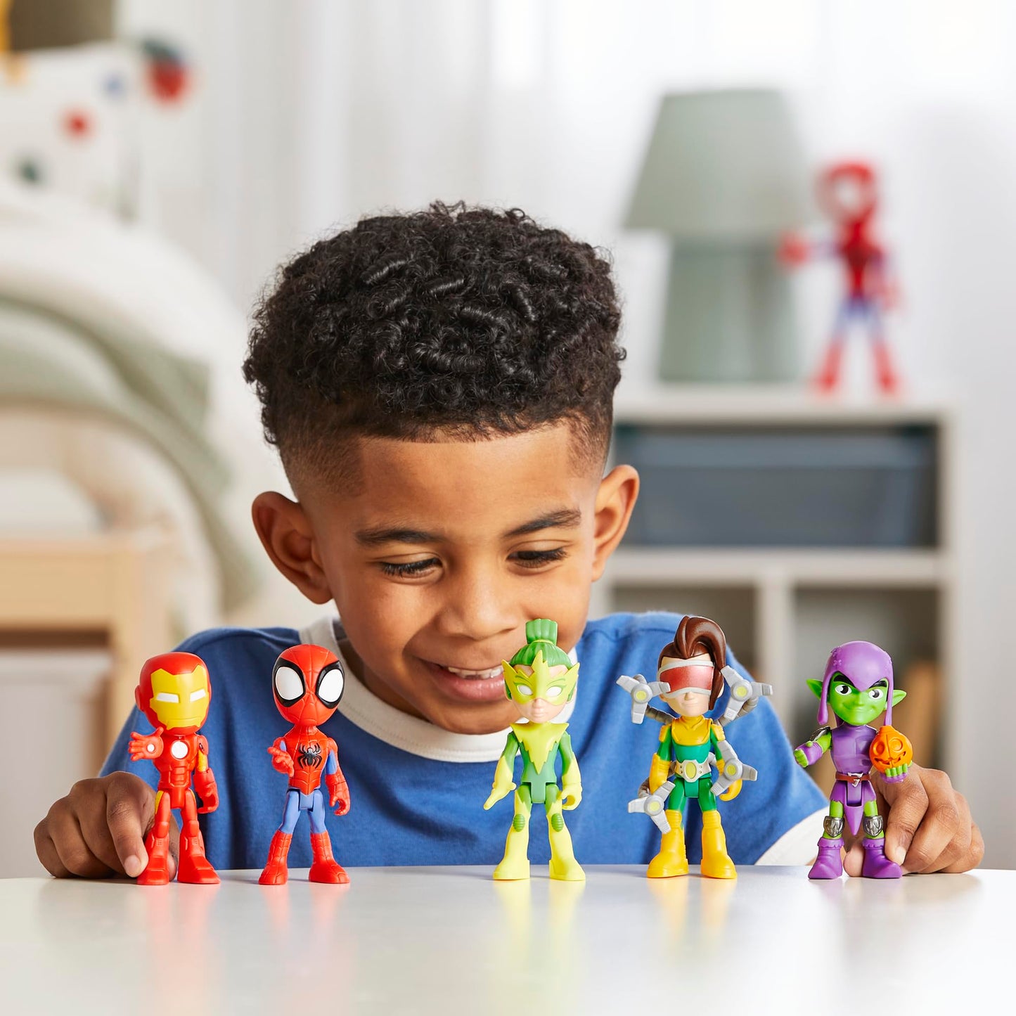Hasbro Spidey and His Amazing Friends Friends & Foes Pack – 5 Action Figures, 4-Inch