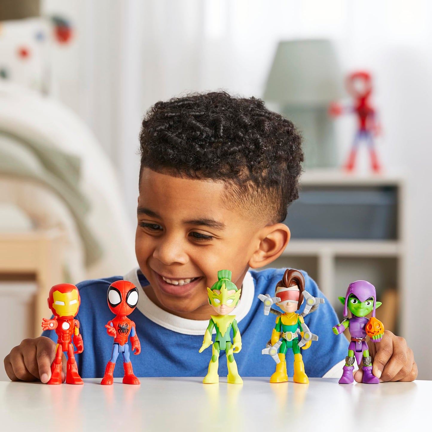 Hasbro Spidey and His Amazing Friends Friends & Foes Pack – 5 Action Figures, 4-Inch