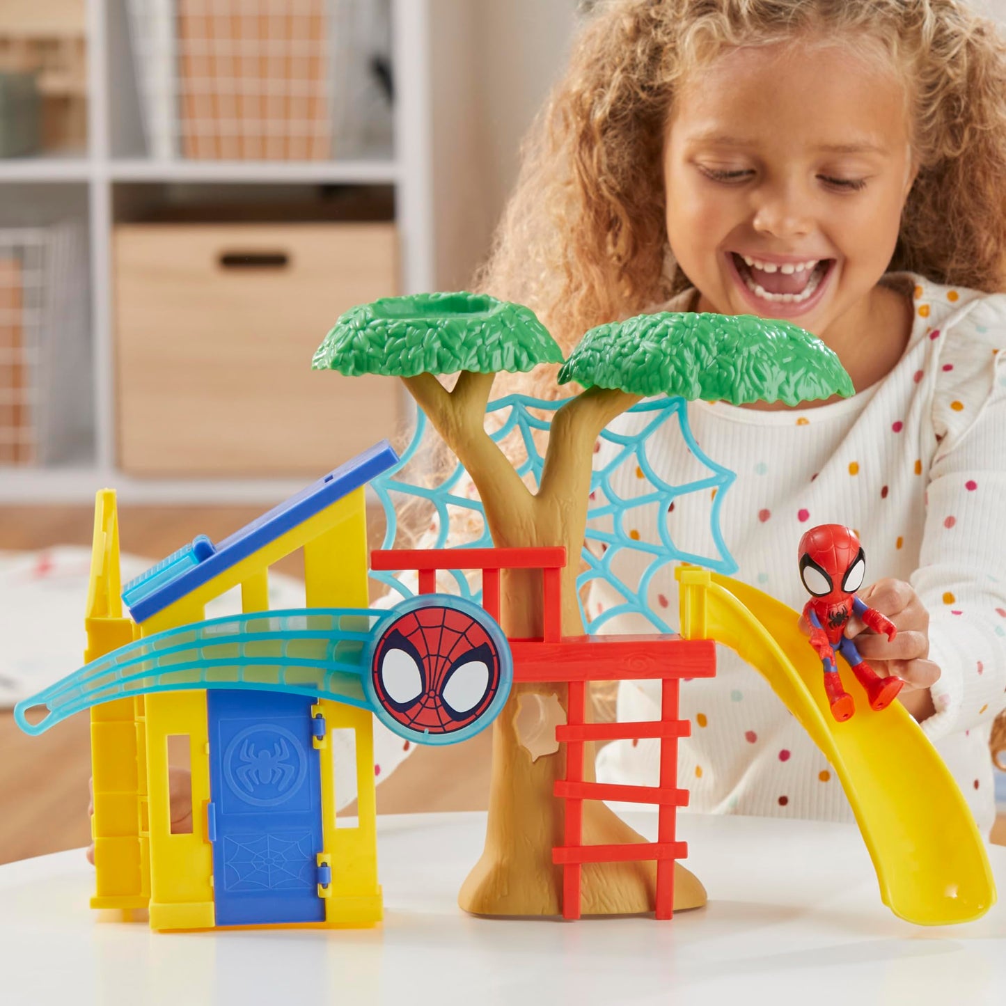 Hasbro Spidey Playground Playset — 4-Inch Spider-Man Figure | Kids 3+