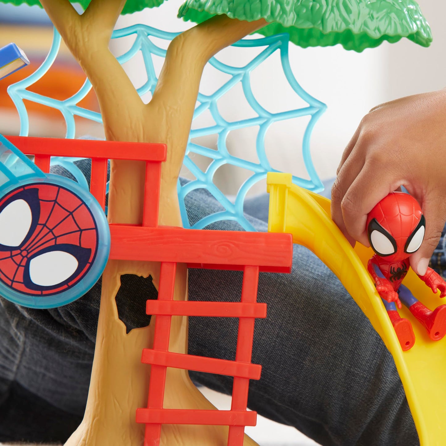 Hasbro Spidey Playground Playset — 4-Inch Spider-Man Figure | Kids 3+
