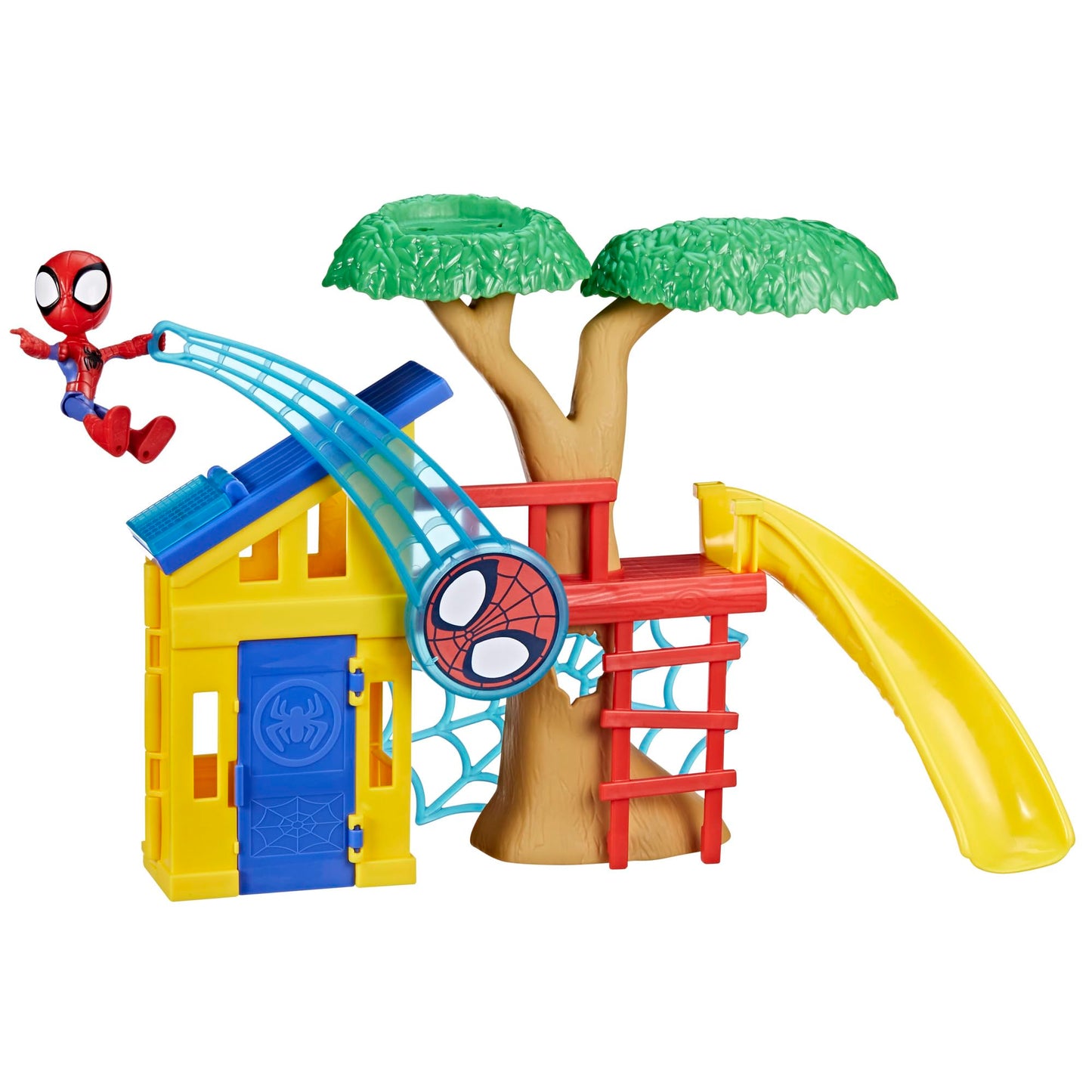 Hasbro Spidey Playground Playset — 4-Inch Spider-Man Figure | Kids 3+