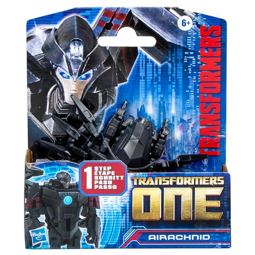 Hasbro Transformers One Cog Changer Airachnid 4-Inch Robot Action Figure – 1-Step Conversion