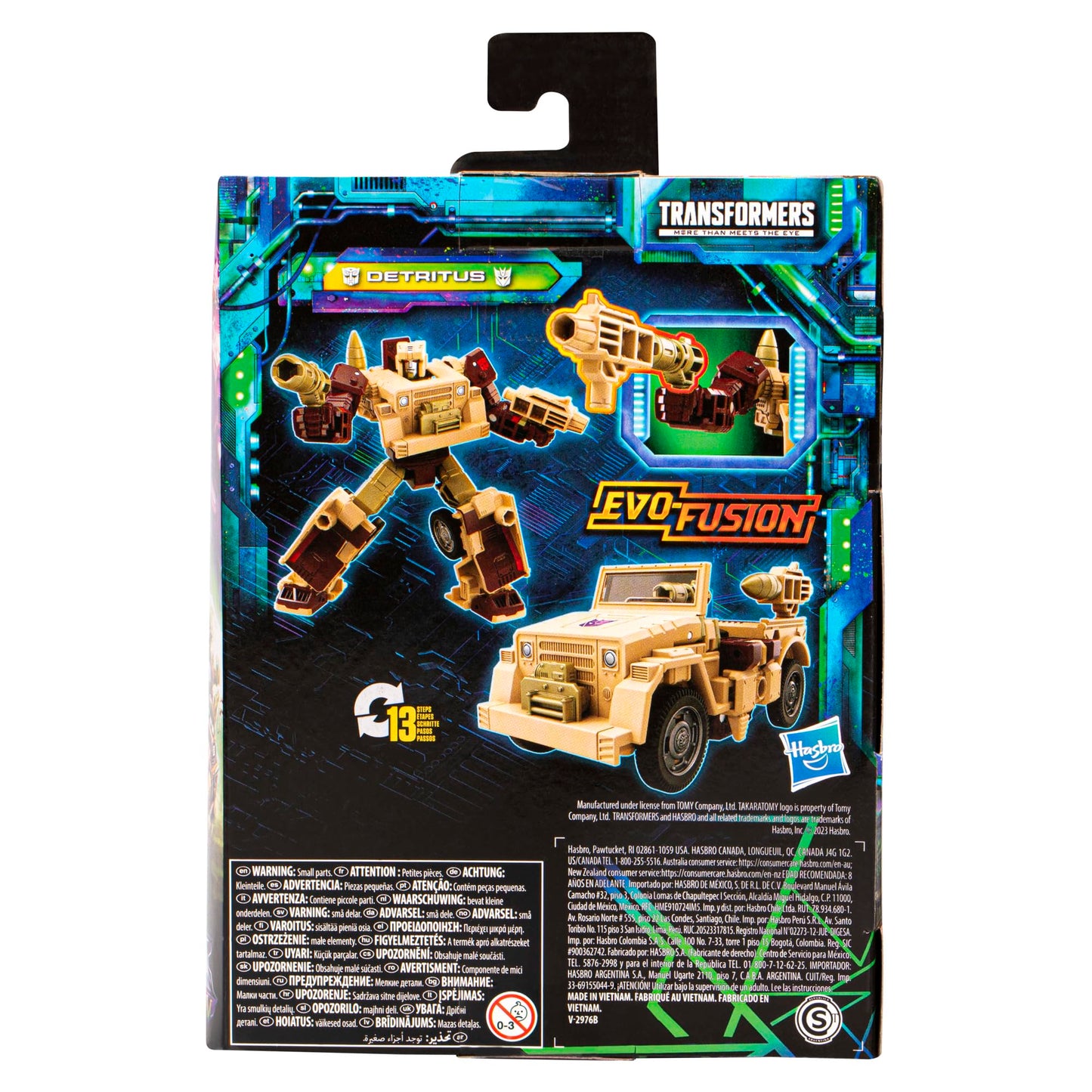 Hasbro Transformers Legacy Evolution Detritus Deluxe Action Figure – 5.5-inch, 8+